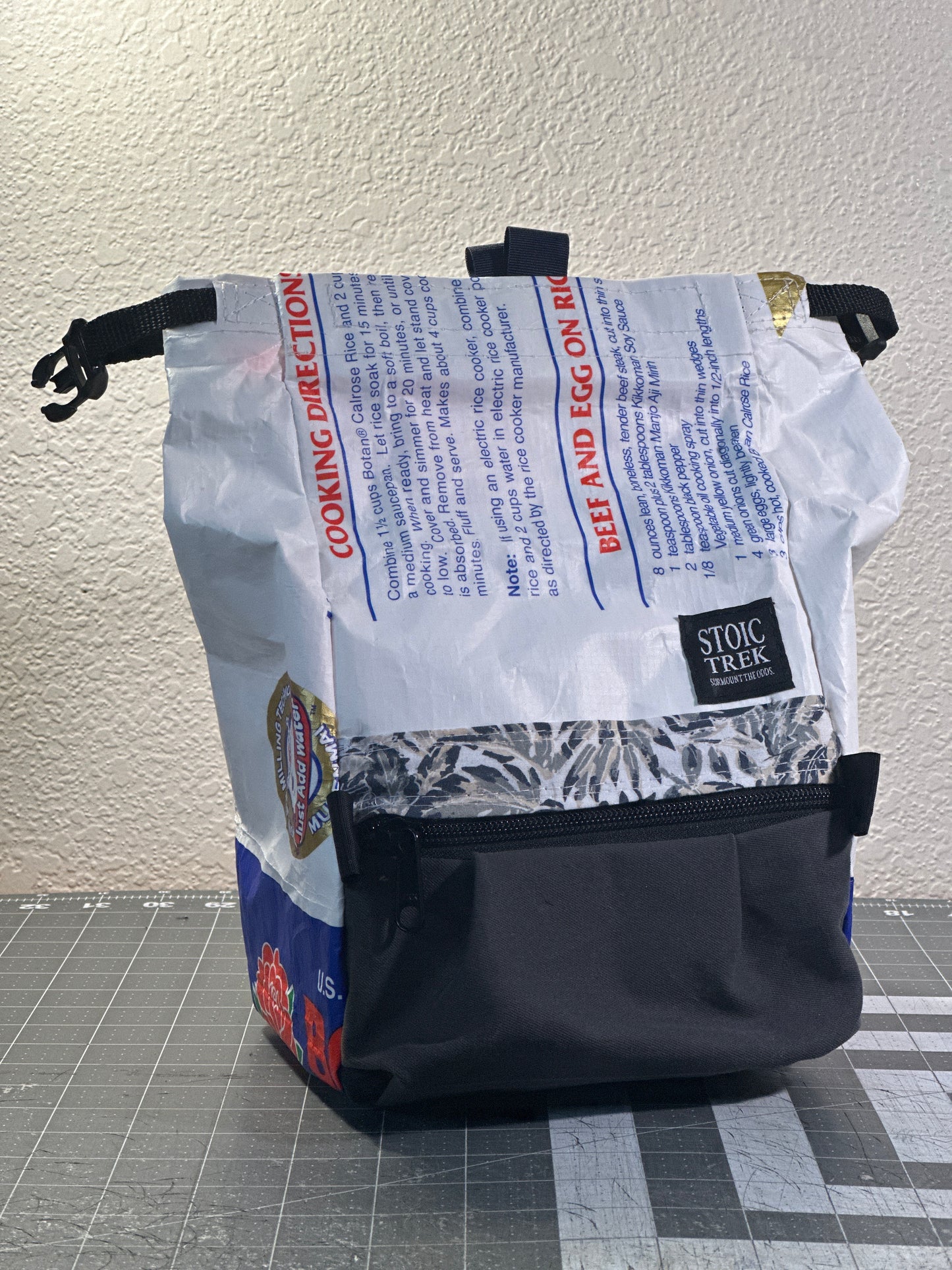 Rice Bag Worn Wear Upcycled Bouldering Pail 0020