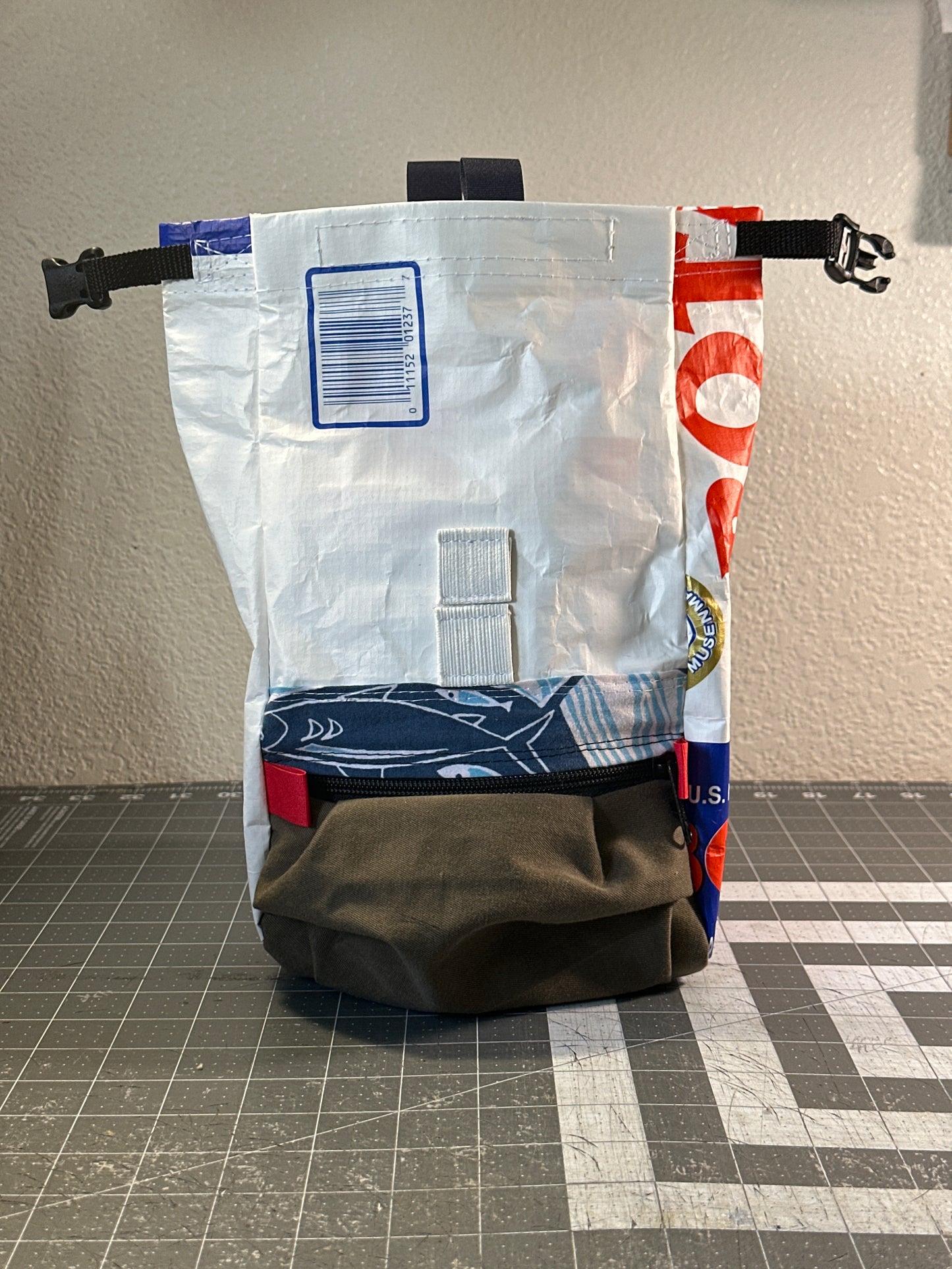Rice Bag Worn-Wear Upcycled Bouldering Pail 0001