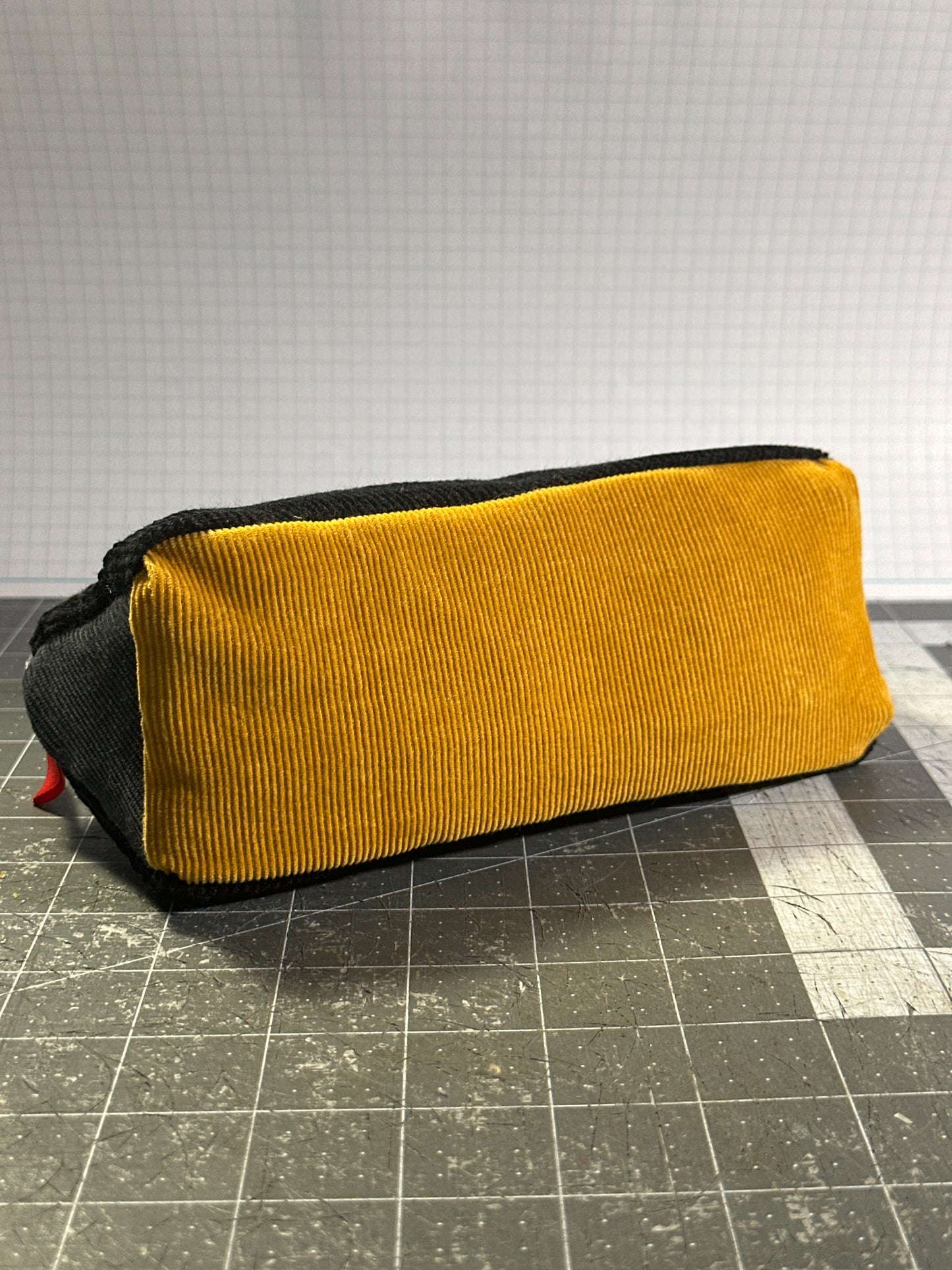 Worn-Wear Upcycled Triangle Pencil Case 0007 (medium)