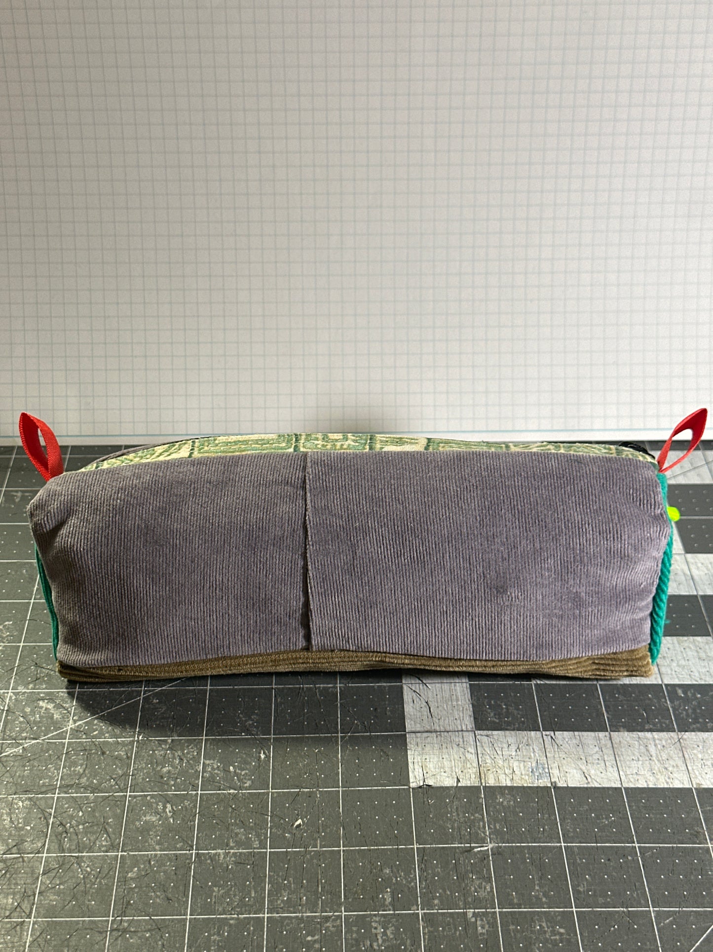 Worn-Wear Upcycled Triangle Pencil Case 0005 (large)