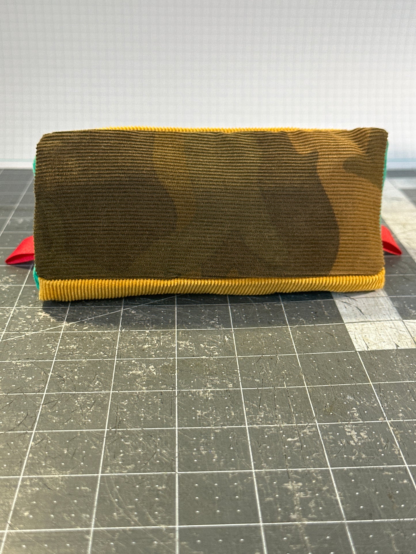 Worn-Wear Upcycled Triangle Pencil Case 0012 (small)