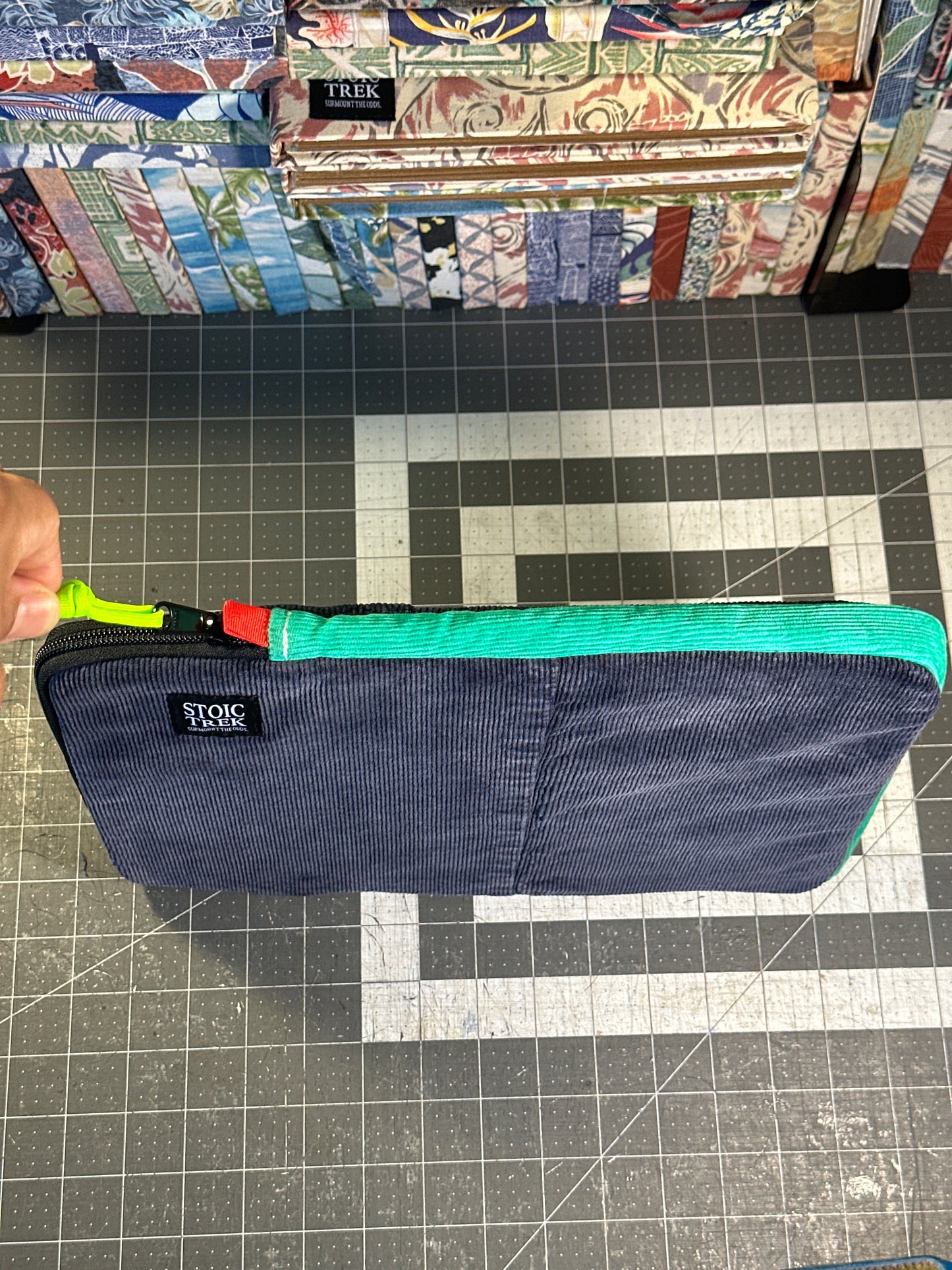 Worn-Wear Upcycled 13” MacBook Air Laptop Sleeve 0006