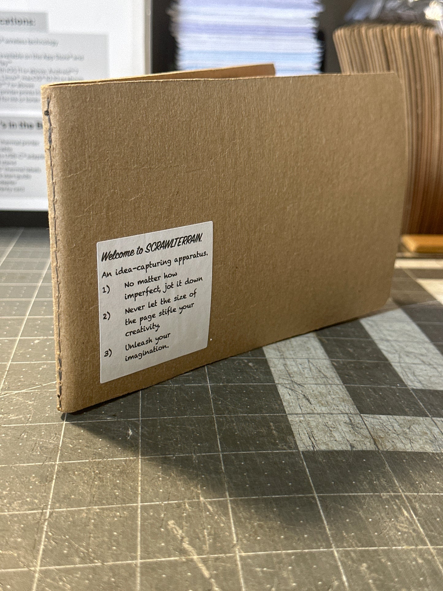 Beta Scrawlterrain Scrawlbook 7.25”x 4.25” Landscape-Oriented (individual)