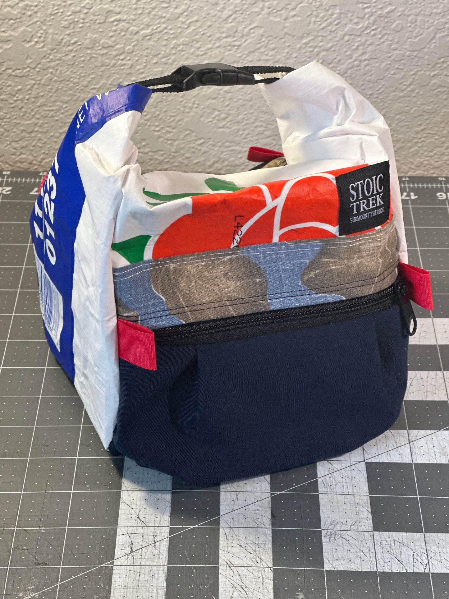 Rice Bag Worn Wear Upcycled Bouldering Pail 0024