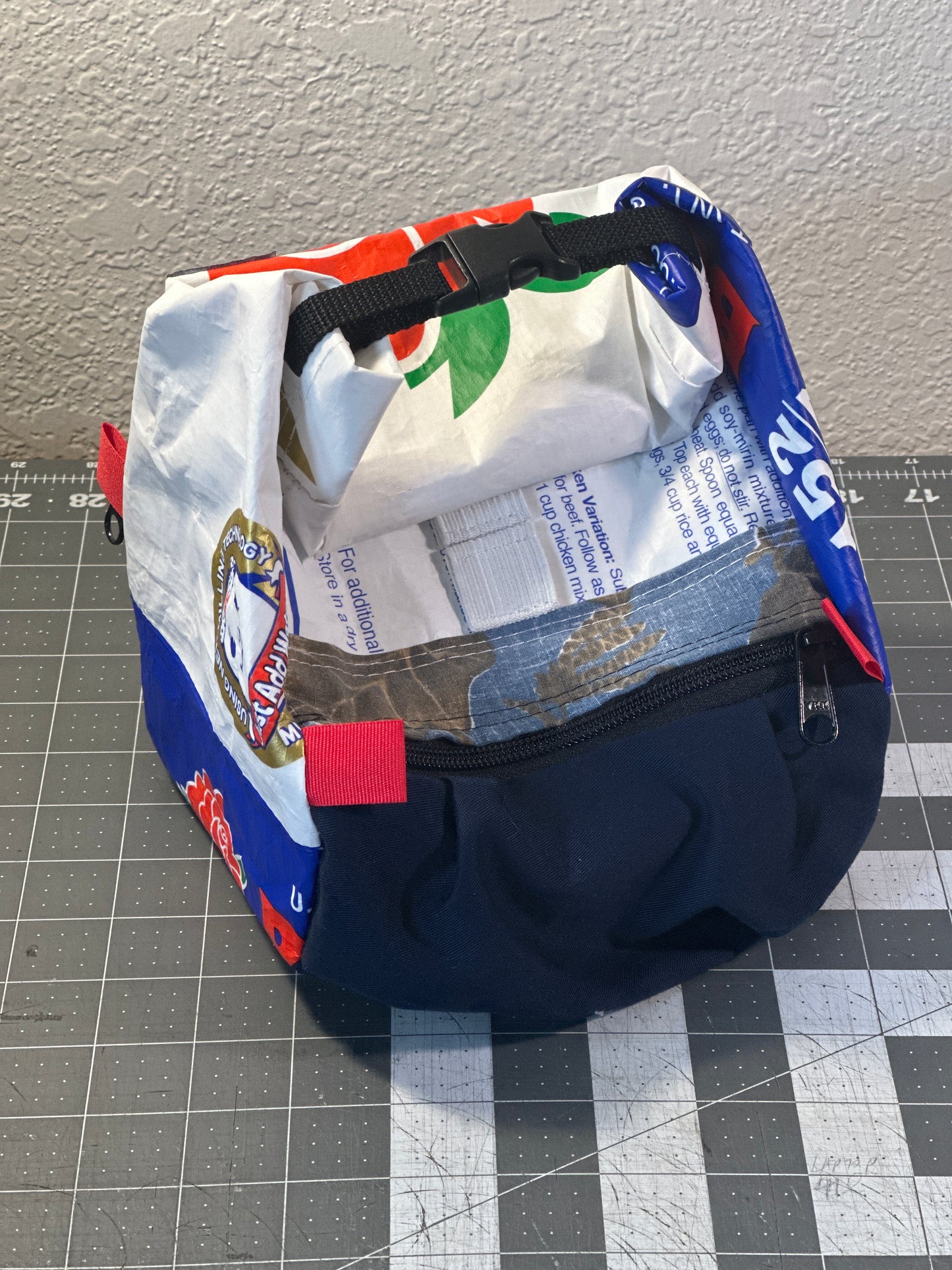 Rice Bag Worn Wear Upcycled Bouldering Pail 0024