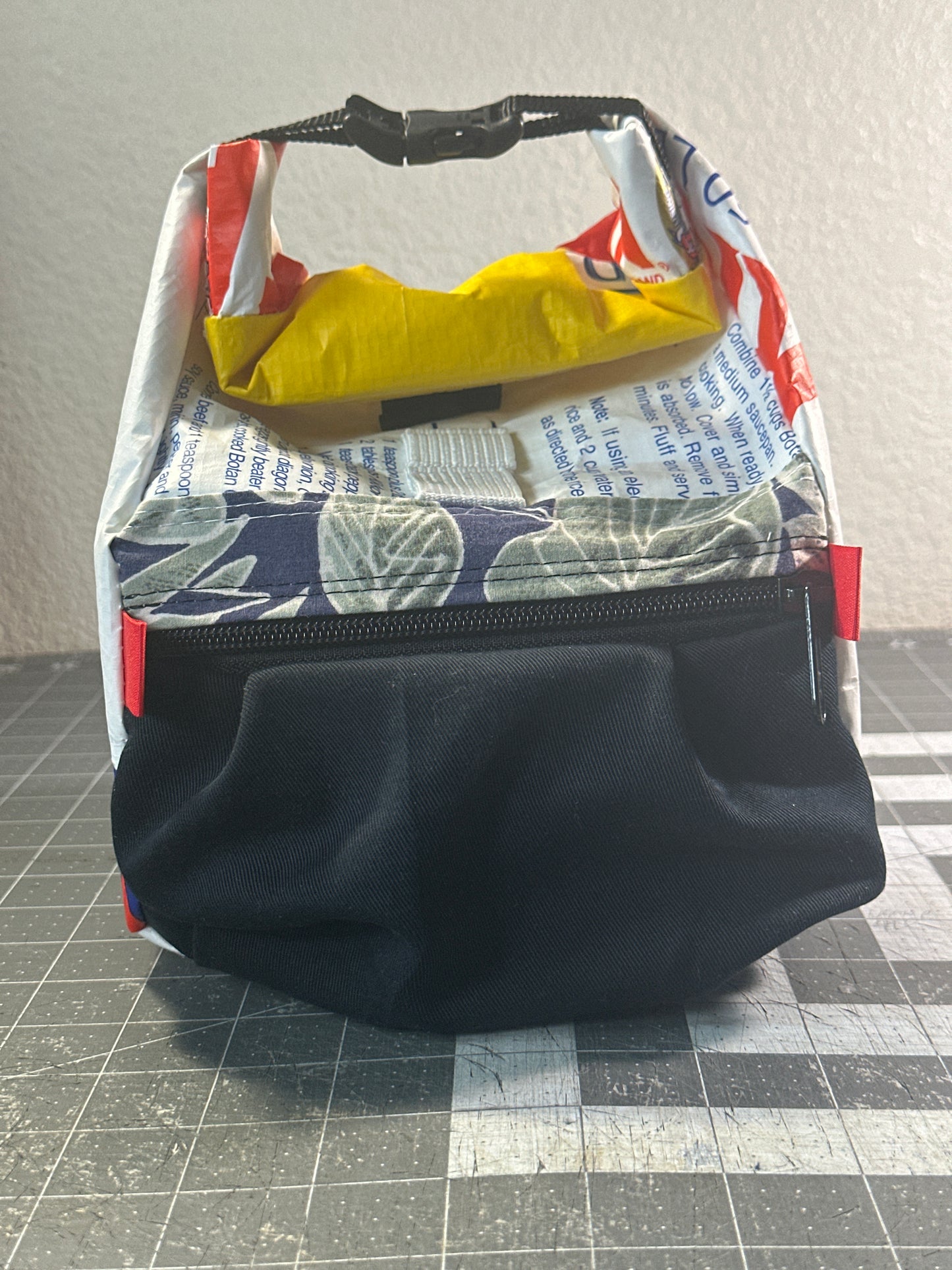 Rice Bag Worn Wear Upcycled Bouldering Pail 0006