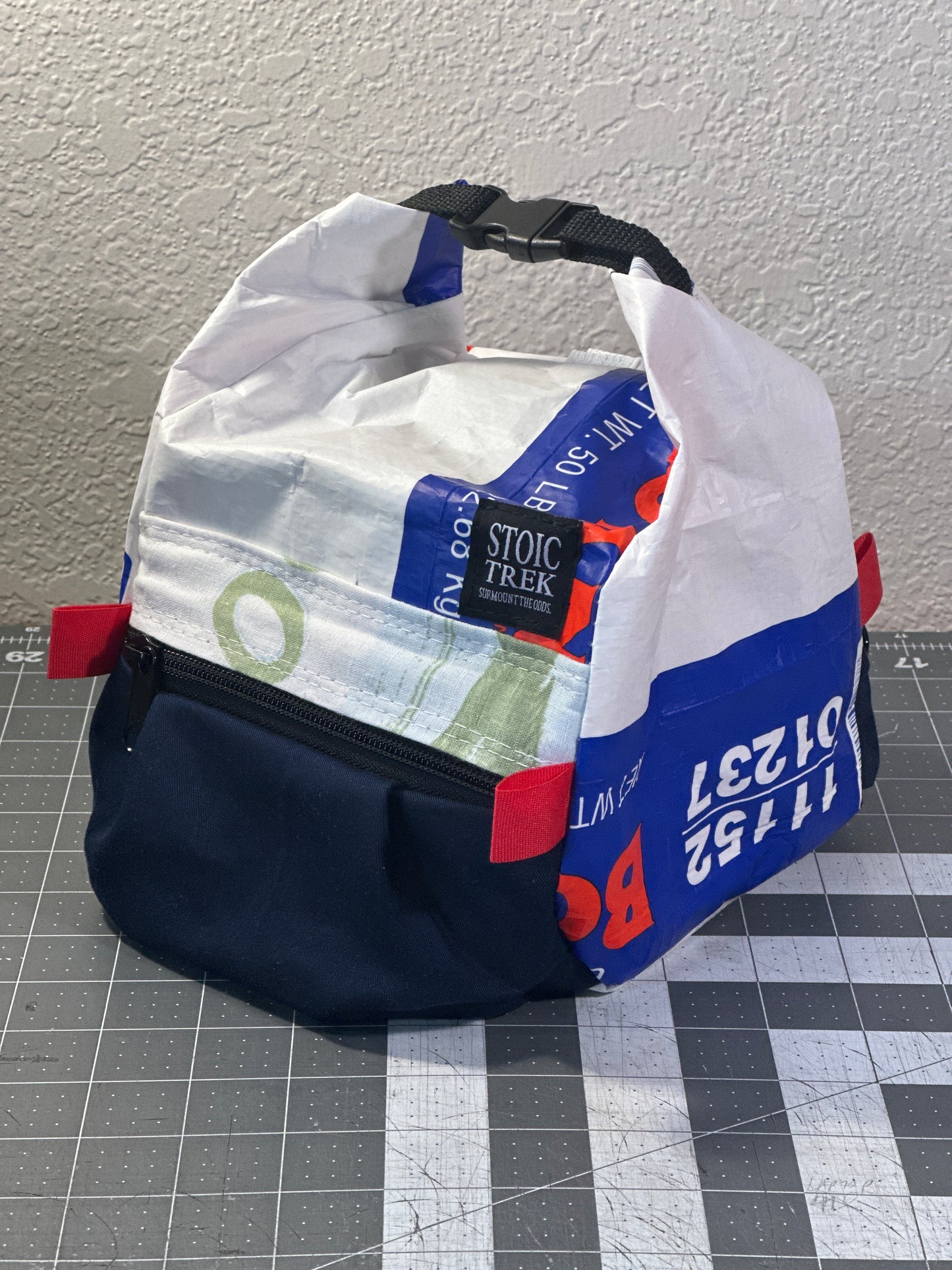 Rice Bag Worn Wear Upcycled Bouldering Pail 0028