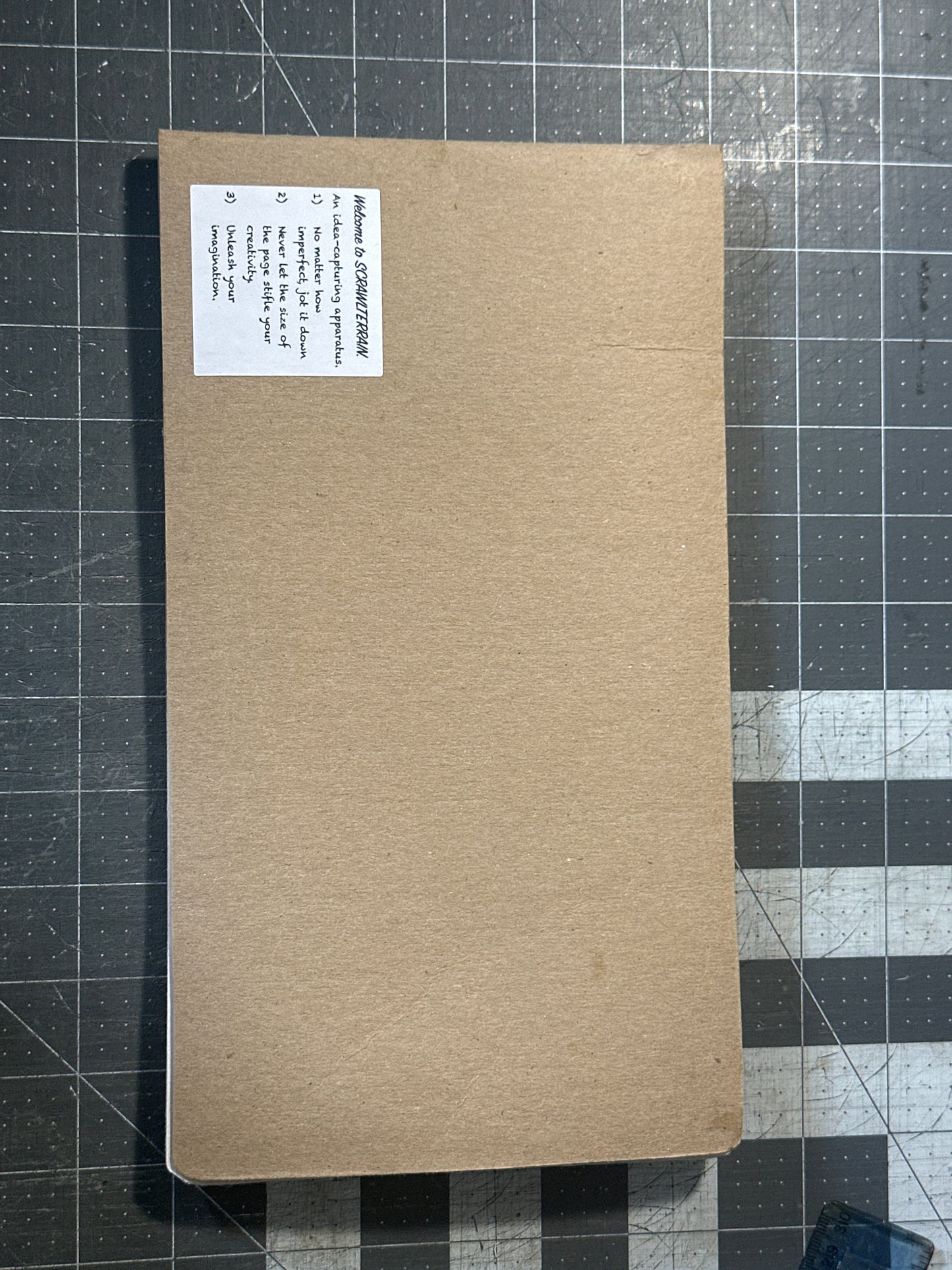 Beta Scrawlterrain Scrawlbook 11”x 6.125” Landscape-Oriented (individual)