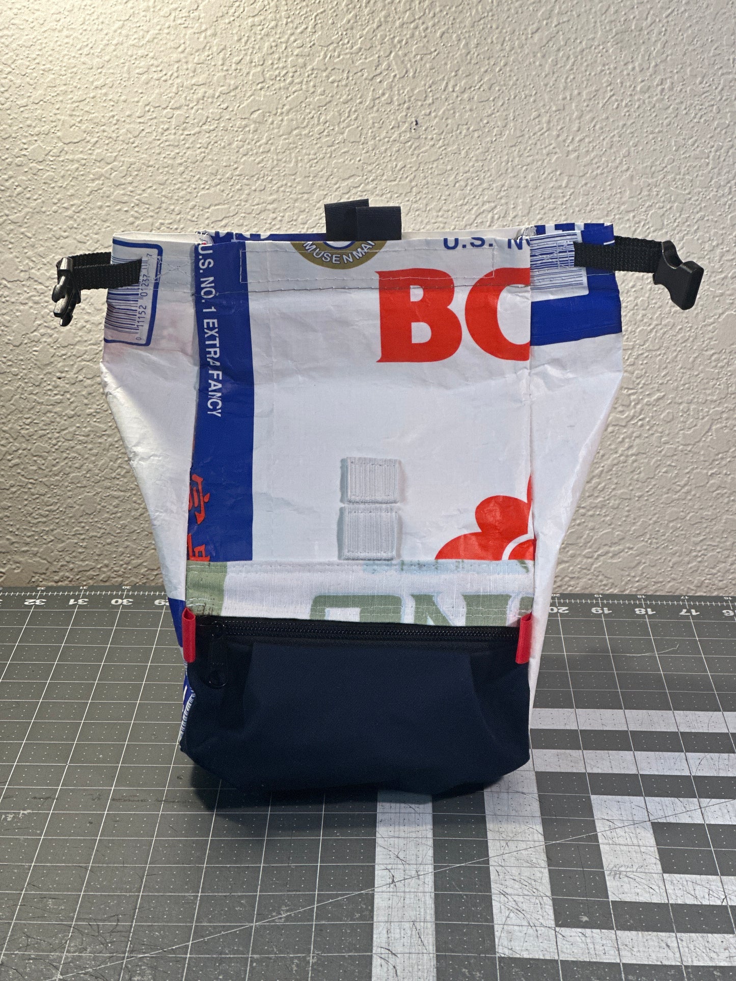 Rice Bag Worn Wear Upcycled Bouldering Pail 0028