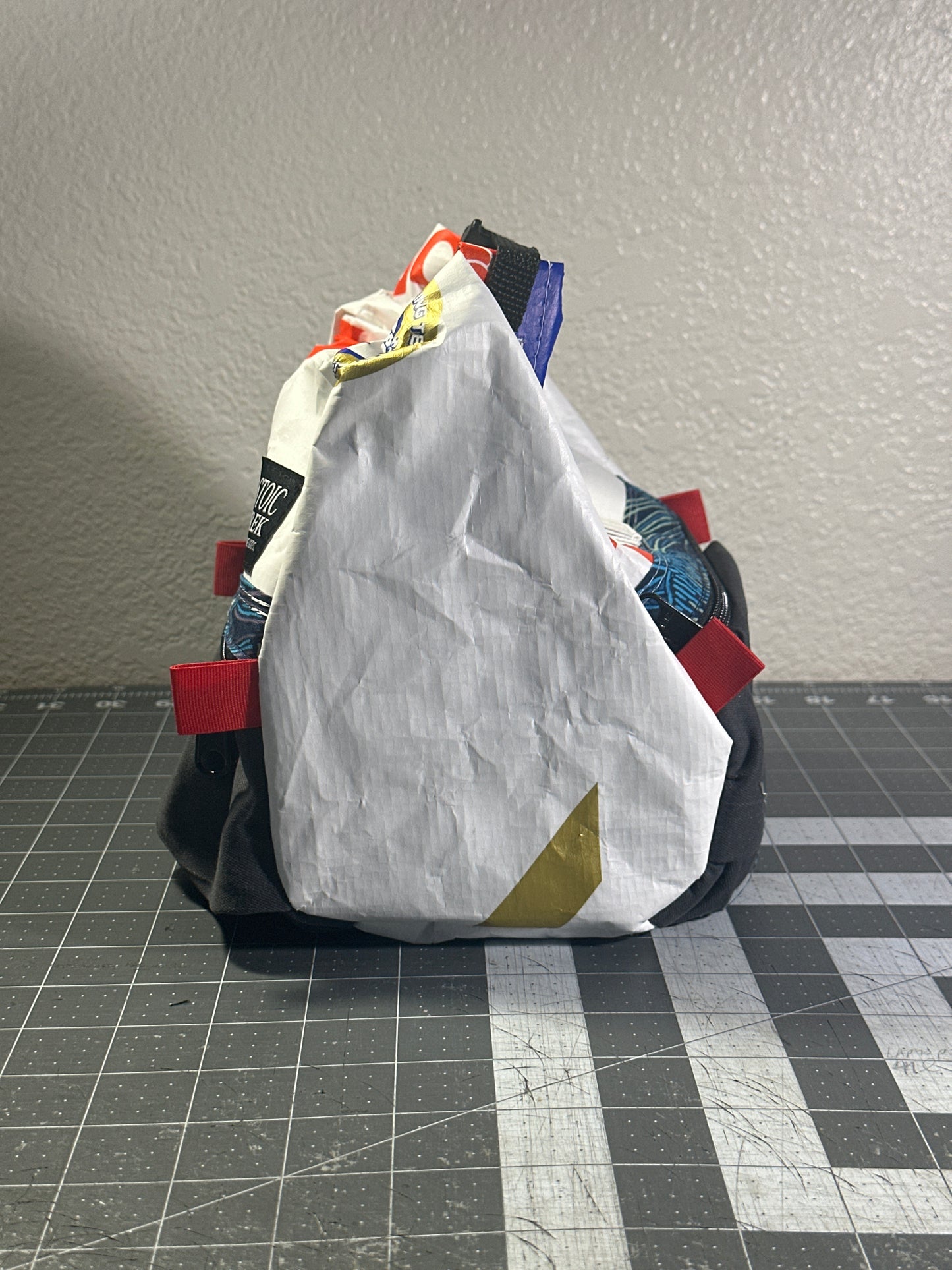 Rice Bag Worn Wear Upcycled Bouldering Pail 0007
