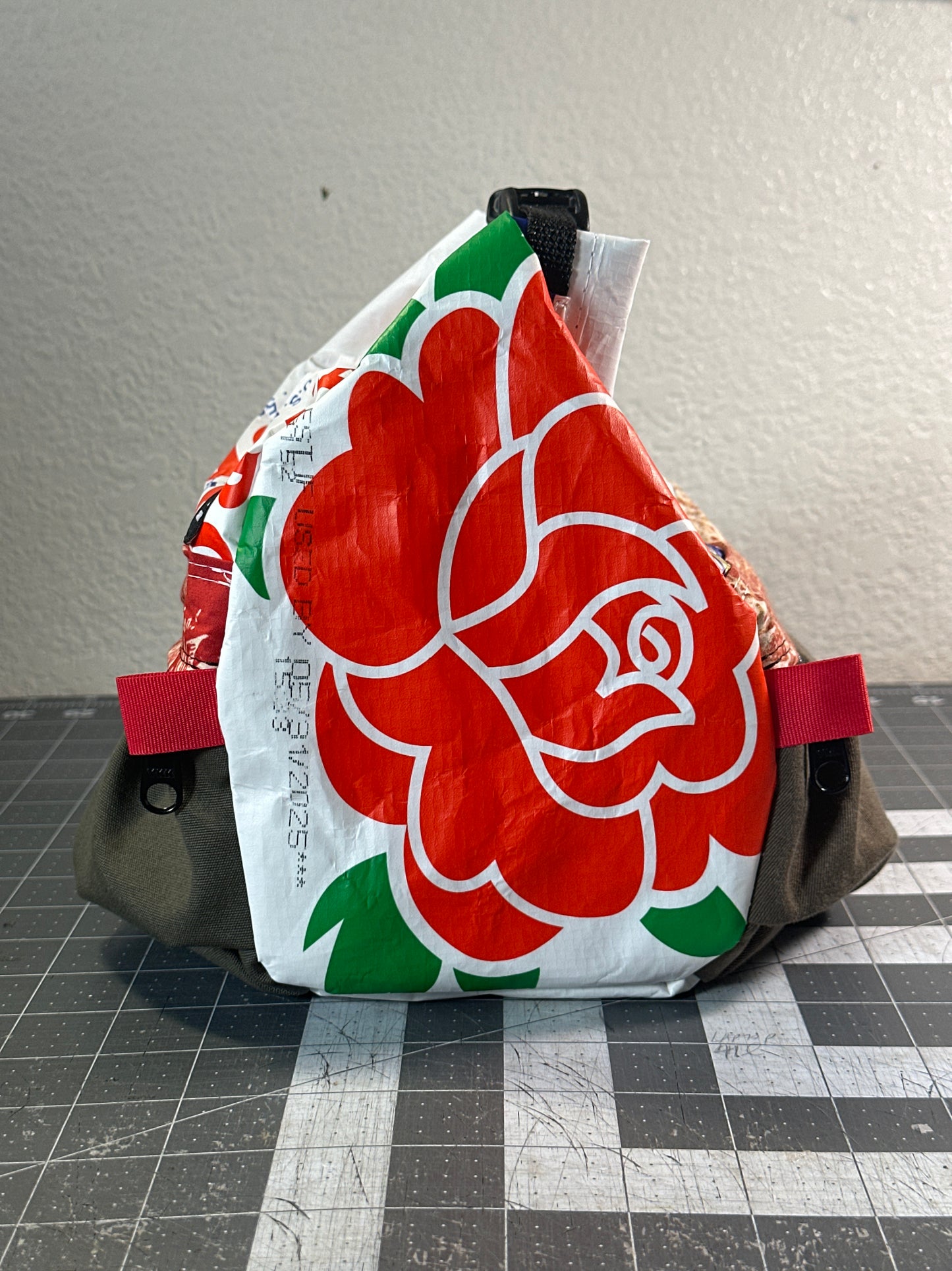 Rice Bag Worn Wear Upcycled Bouldering Pail 0003