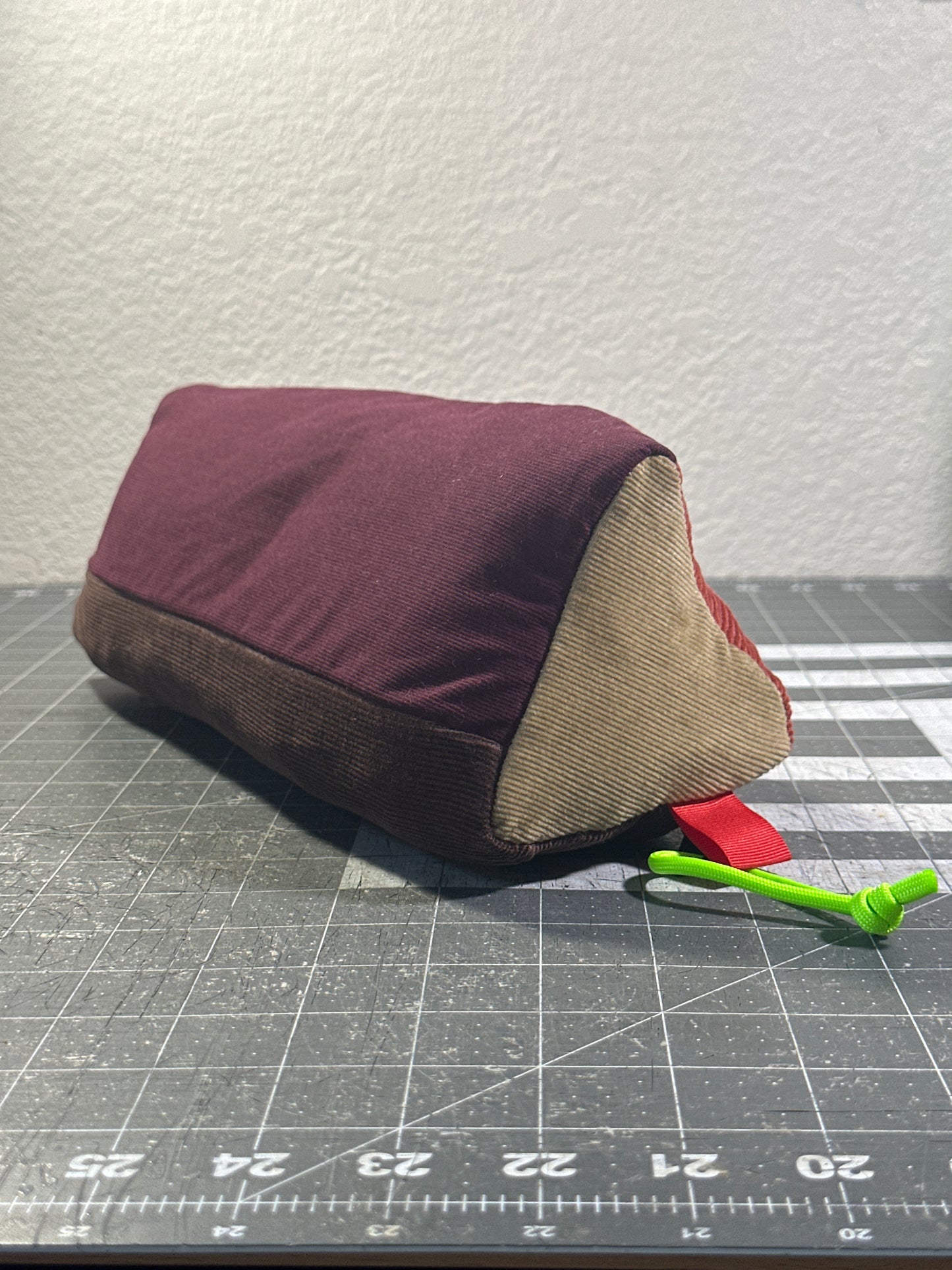 Worn-Wear Upcycled Triangle Pencil Case 0004(Extra Large)