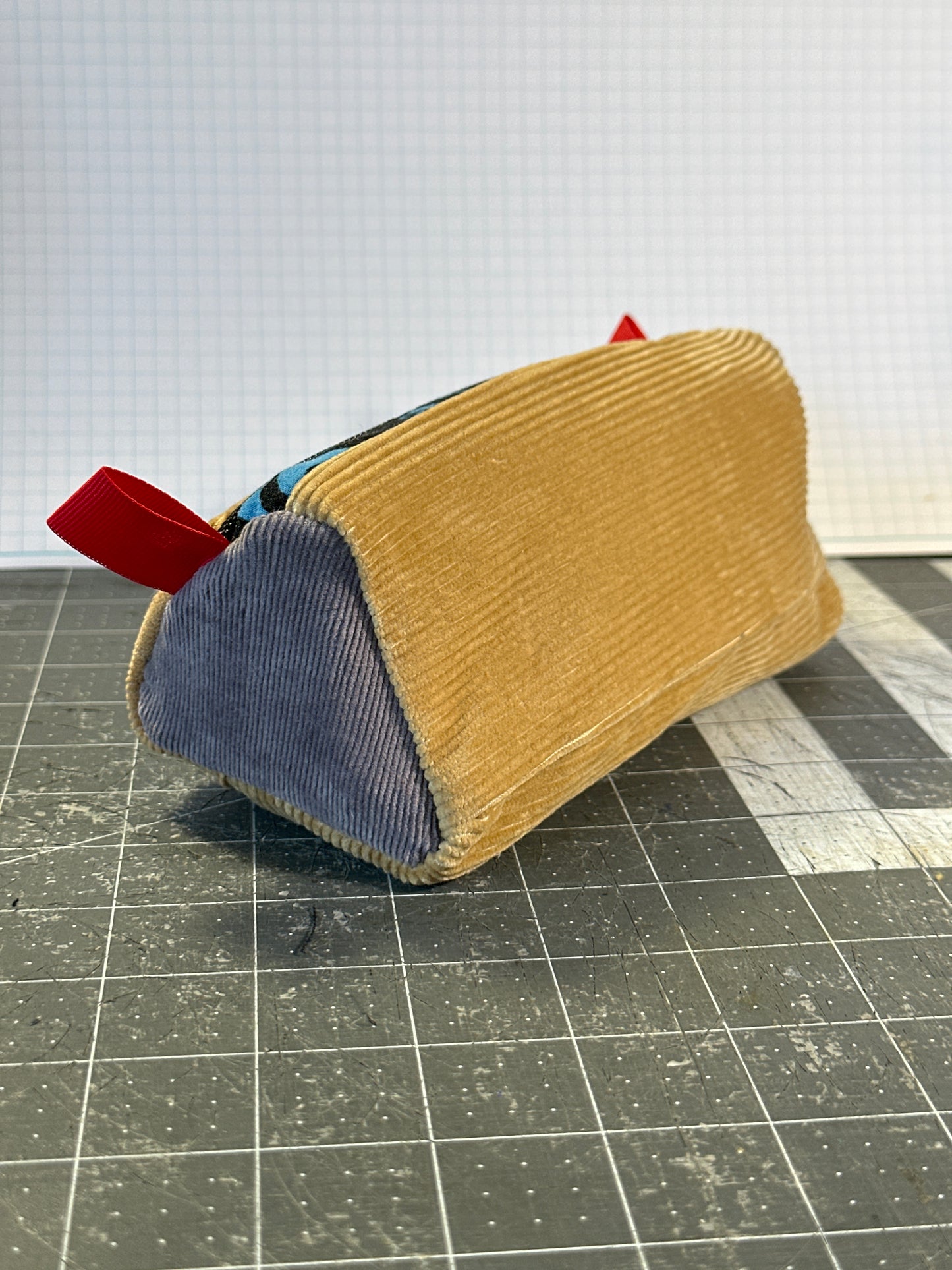 Worn-Wear Upcycled Triangle Pencil Case 0006 (small)
