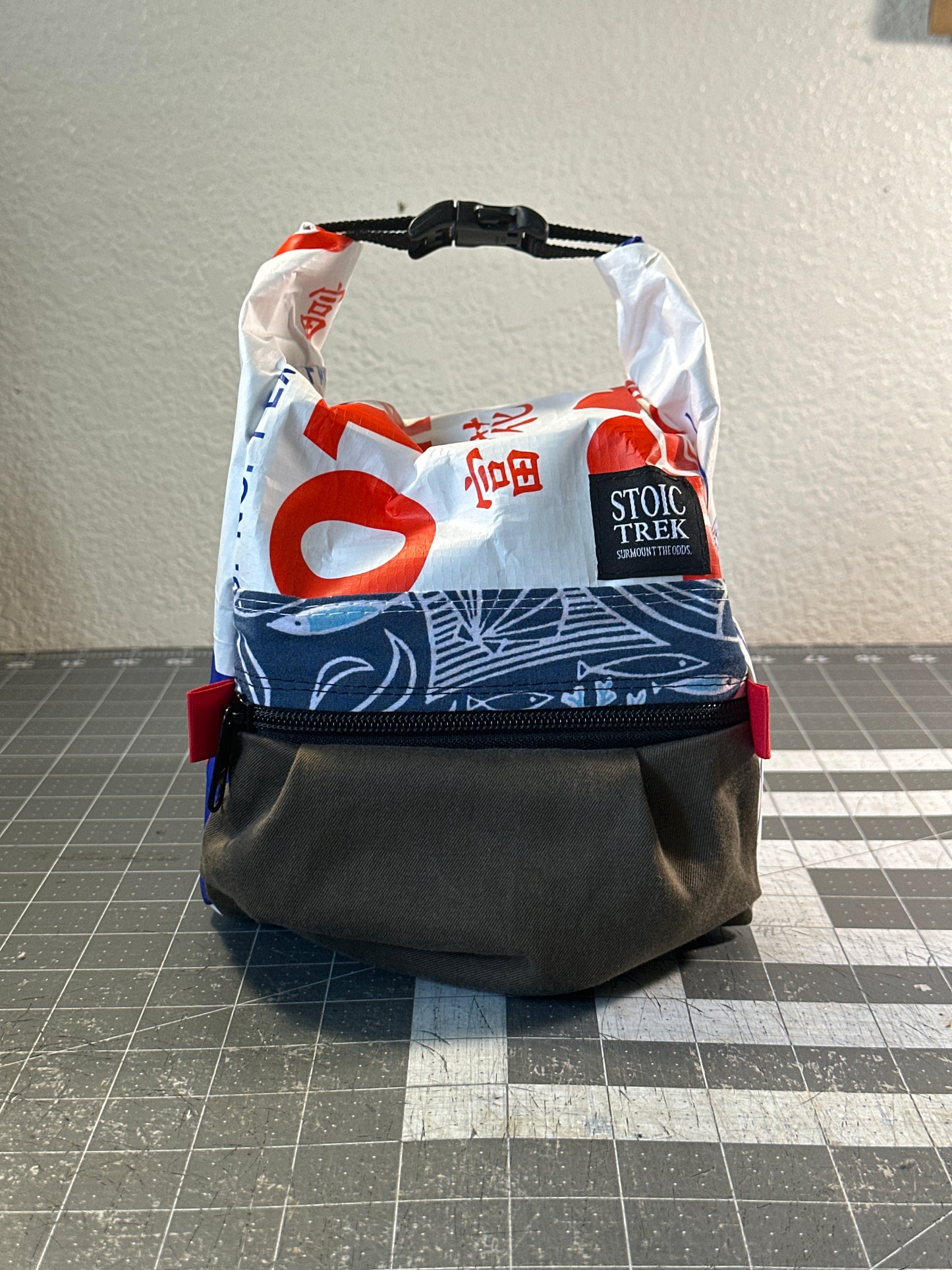 Rice Bag Worn-Wear Upcycled Bouldering Pail 0001