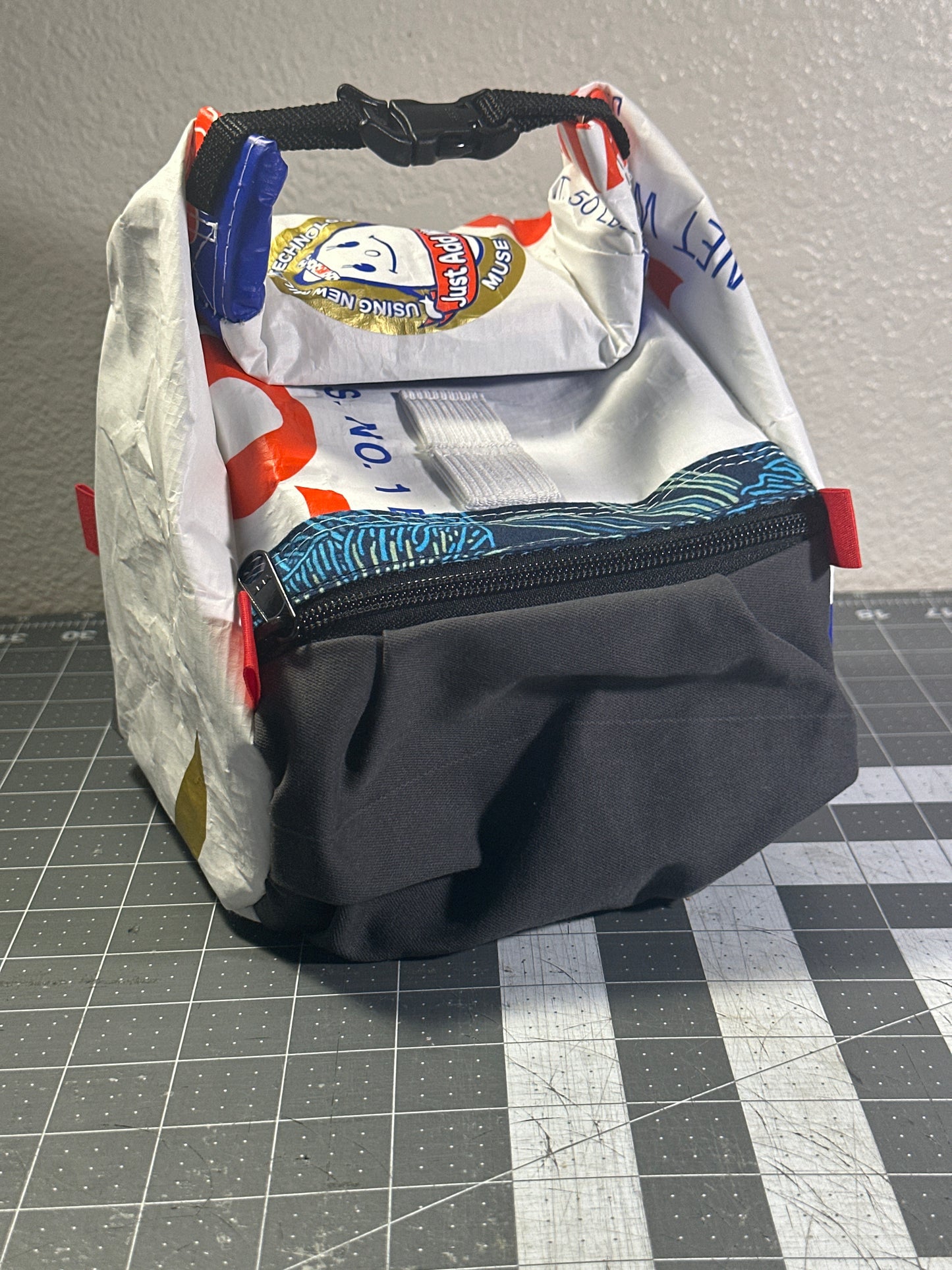 Rice Bag Worn Wear Upcycled Bouldering Pail 0007