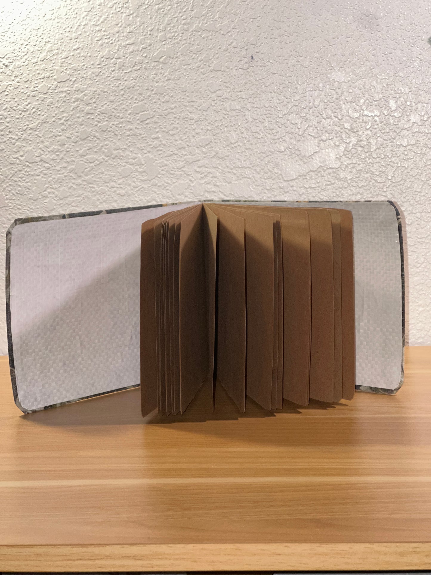 (Beta) Worn Wear Paper Upcycled Soft Hardcover Basic Scrawlbook 0001