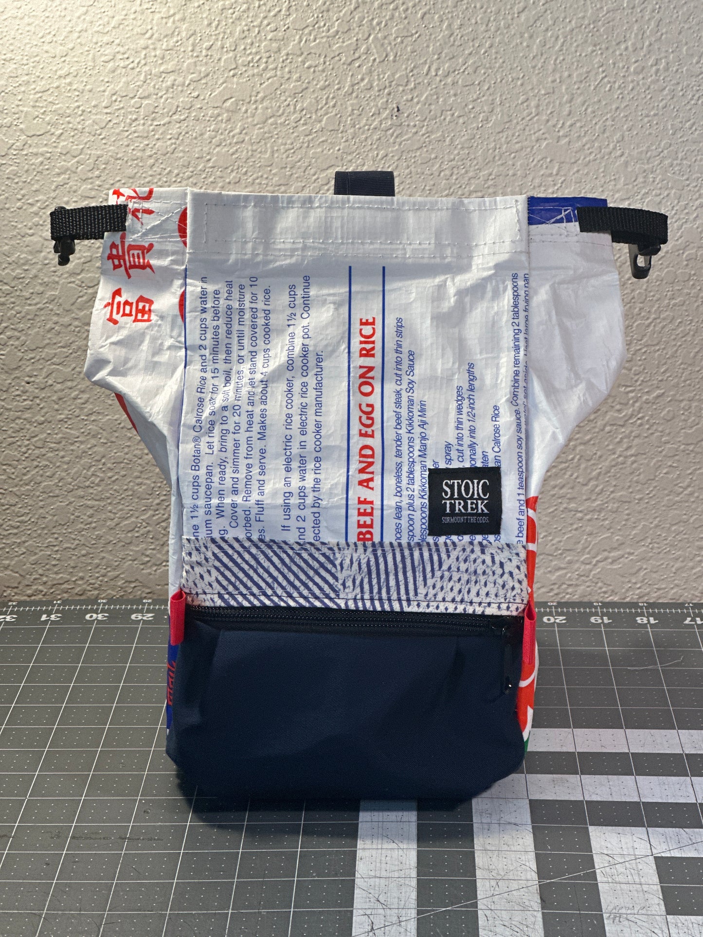 Rice Bag Worn Wear Upcycled Bouldering Pail 0027