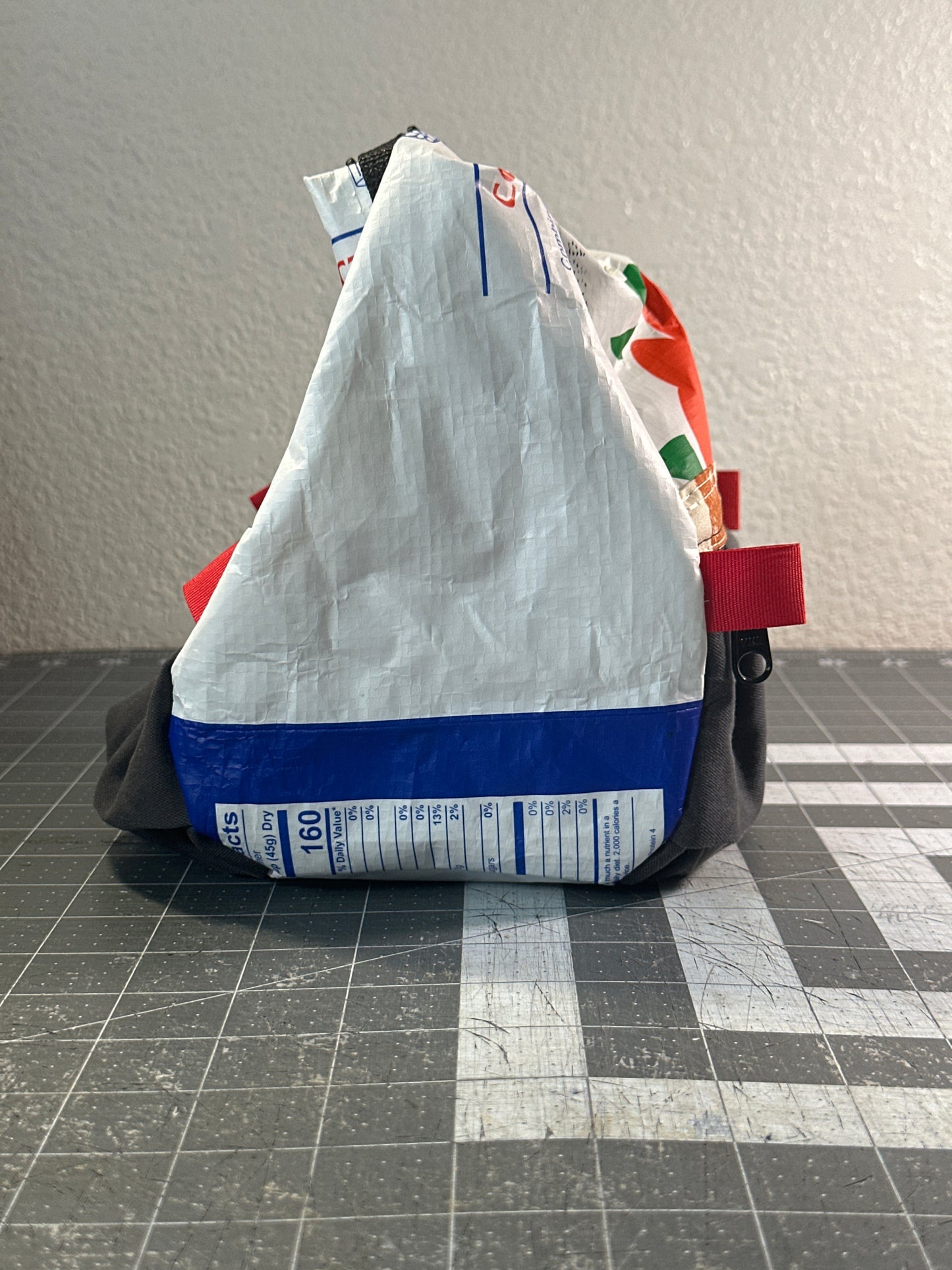 Rice Bag Worn Wear Upcycled Bouldering Pail 0005
