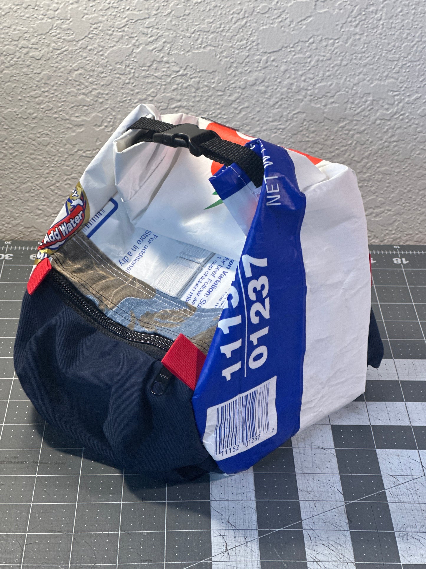 Rice Bag Worn Wear Upcycled Bouldering Pail 0024