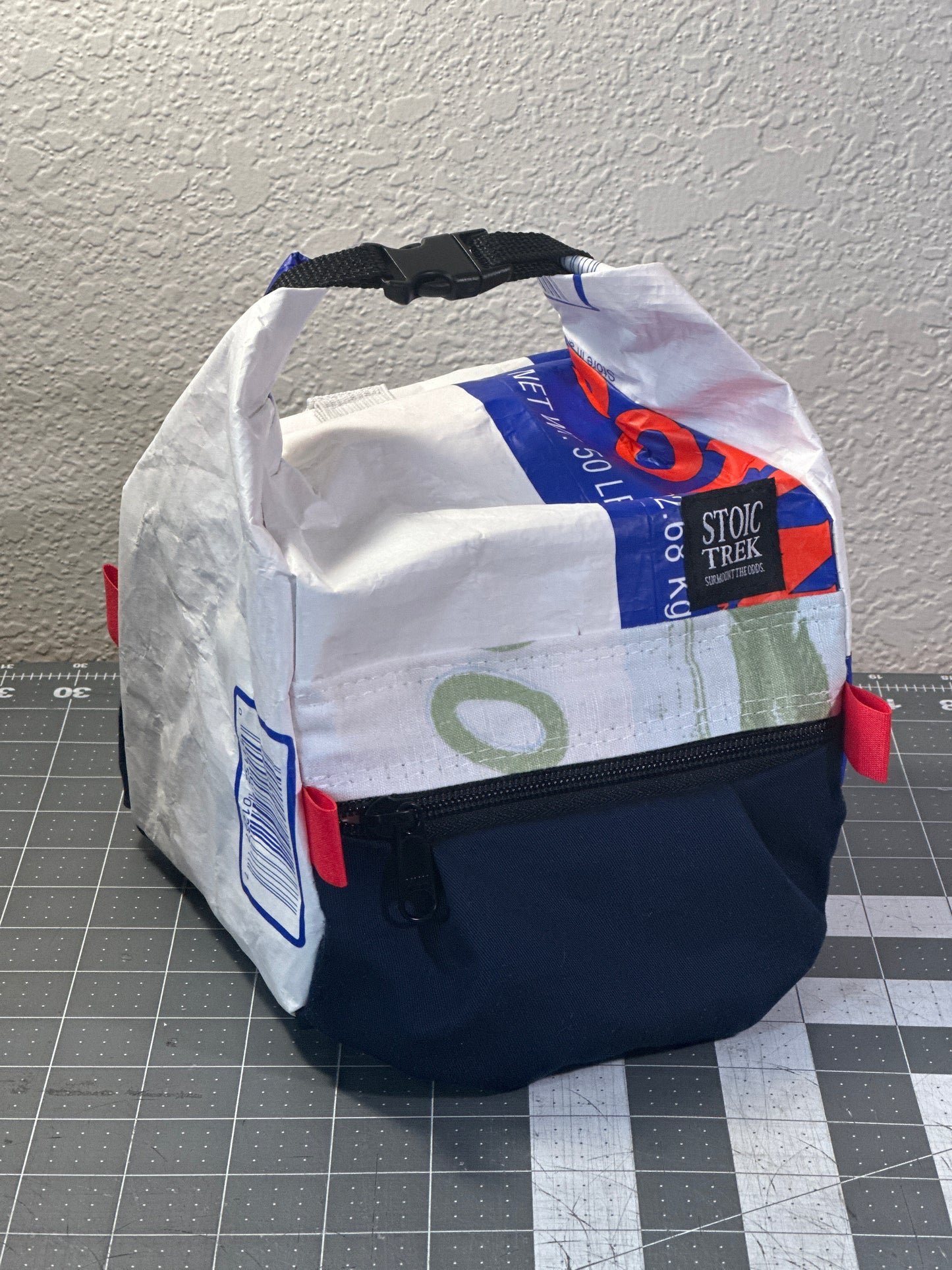 Rice Bag Worn Wear Upcycled Bouldering Pail 0028