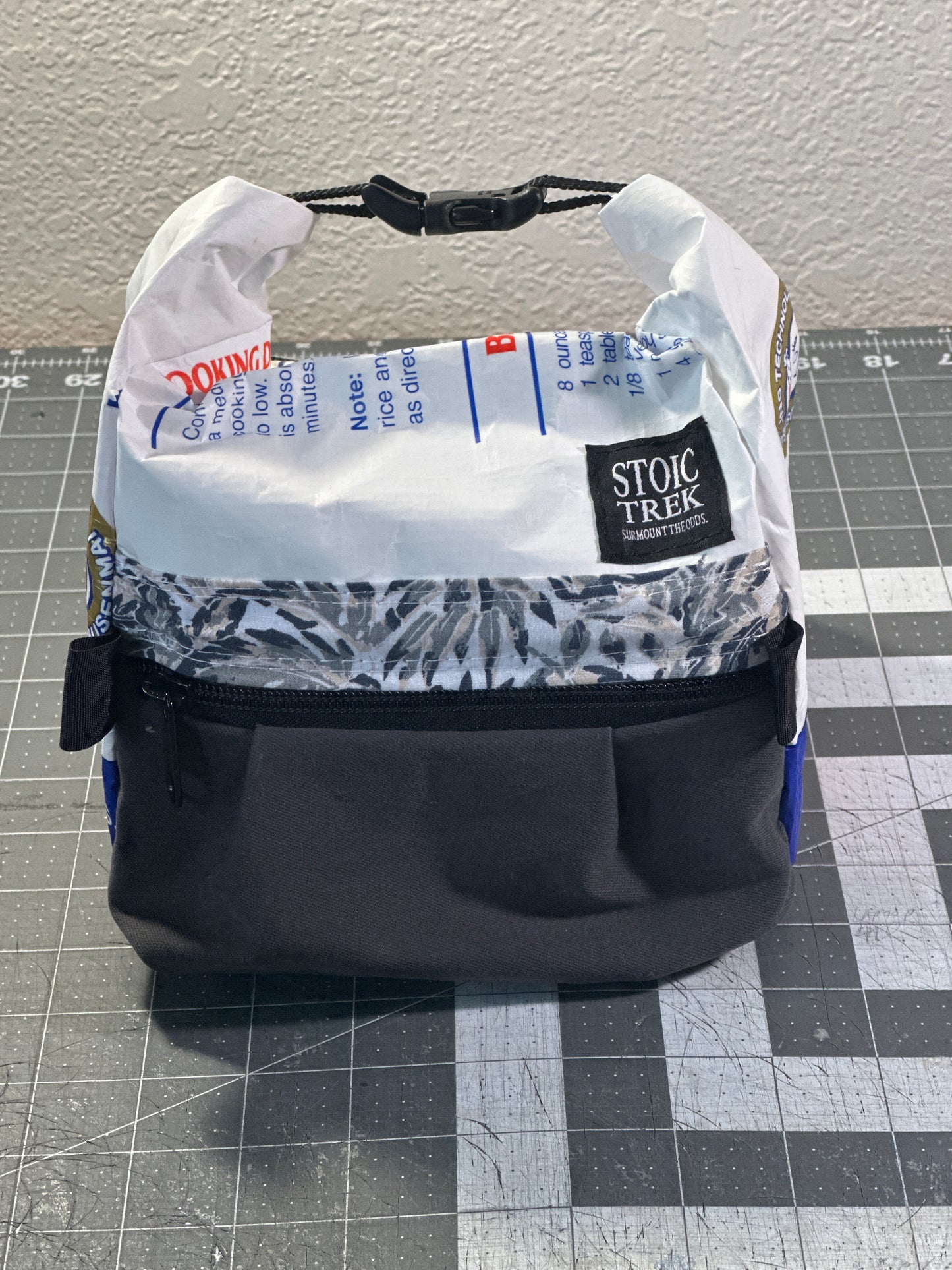 Rice Bag Worn Wear Upcycled Bouldering Pail 0020