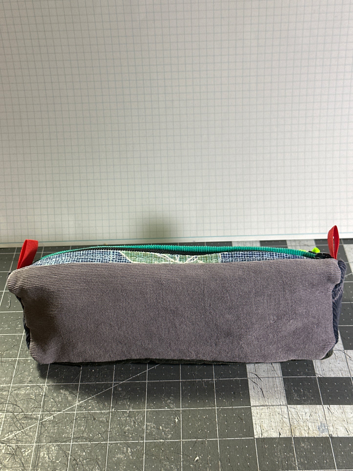 Worn-Wear Upcycled Triangle Pencil Case 0004 (large)