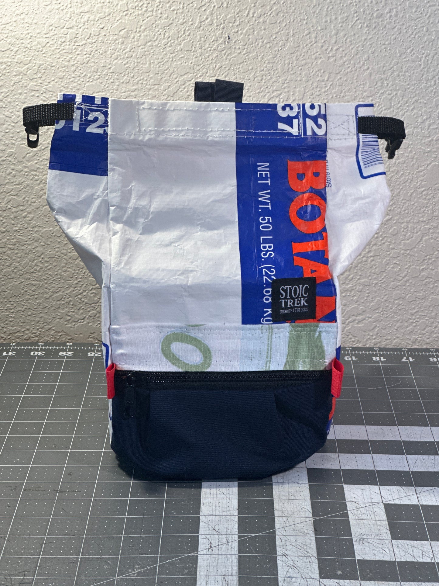 Rice Bag Worn Wear Upcycled Bouldering Pail 0028