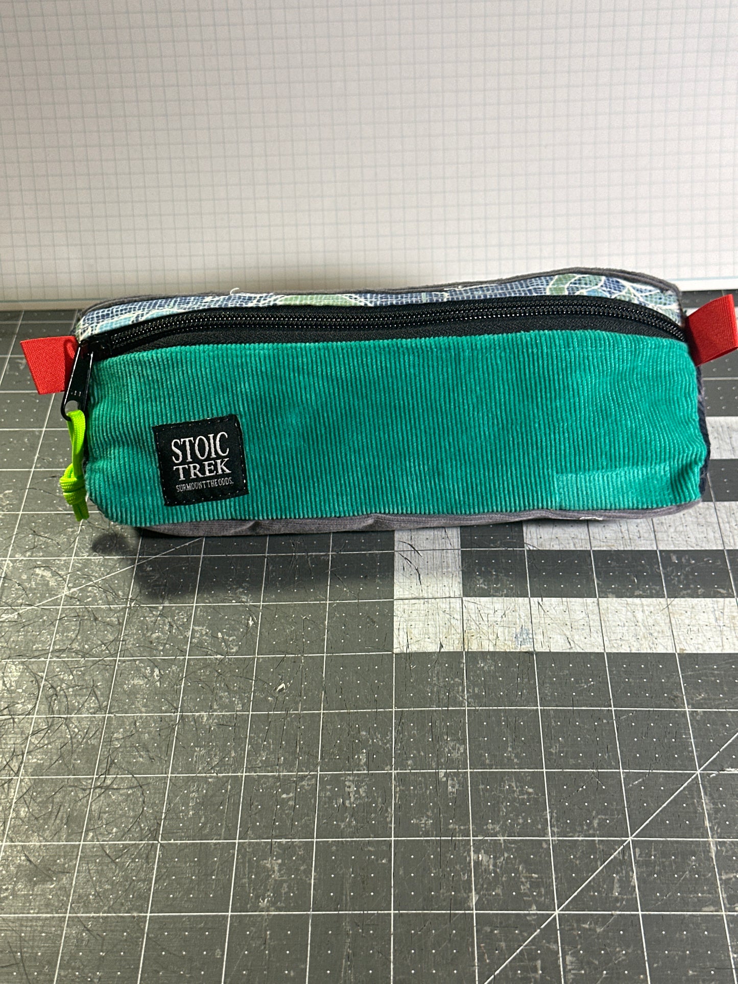 Worn-Wear Upcycled Triangle Pencil Case 0002 (large)