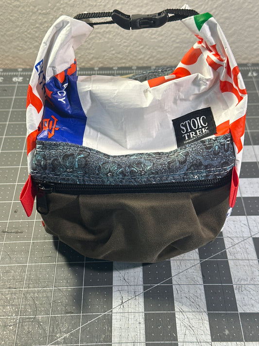 Rice Bag Worn Wear Upcycled Bouldering Pail 0021