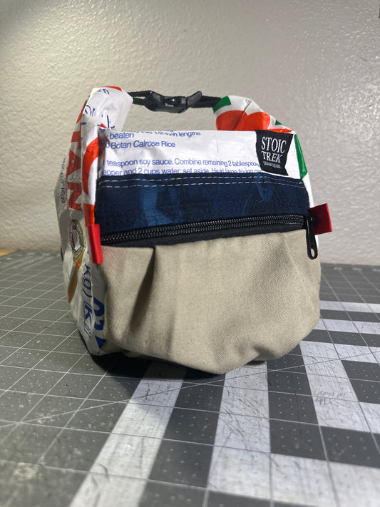 Rice Bag Worn Wear Upcycled Bouldering Pail 0012