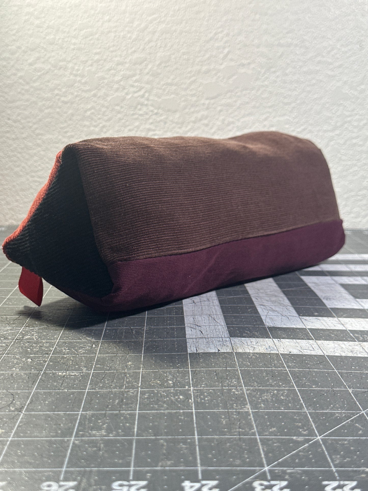 Worn-Wear Upcycled Triangle Pencil Case 0003(Extra Large)