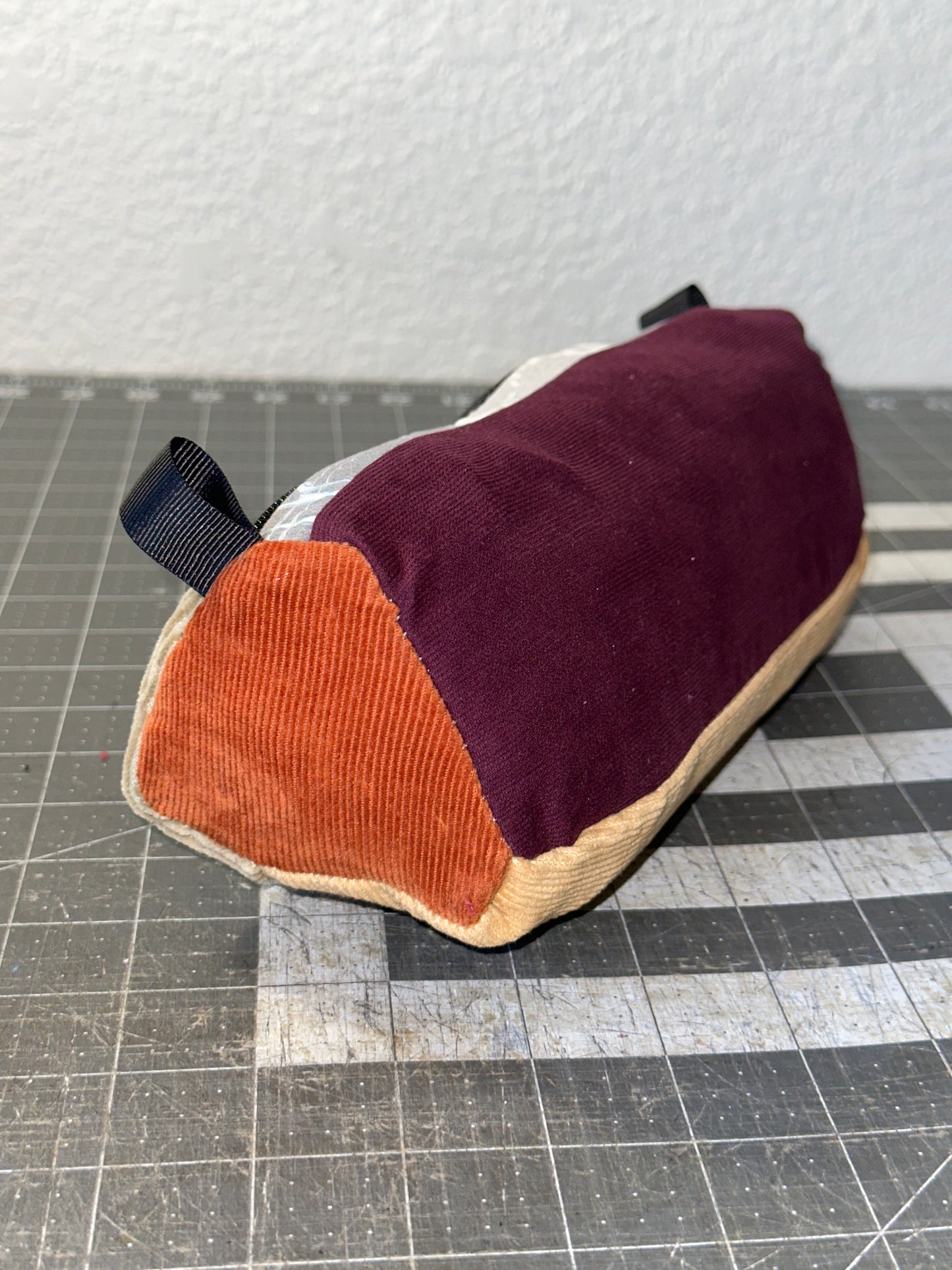 Worn-Wear Upcycled Triangle Pencil Case 0015 (large)