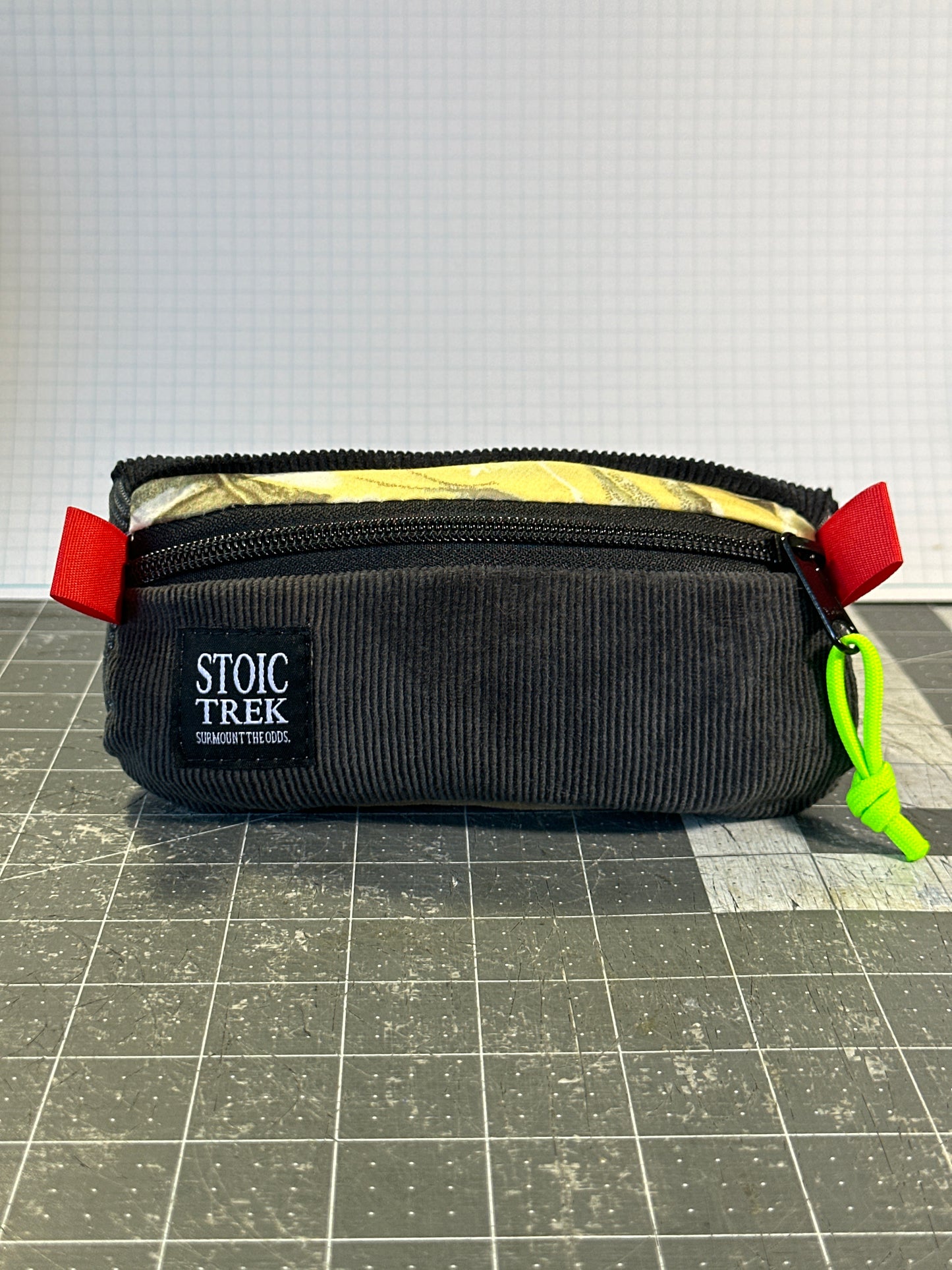 Worn-Wear Upcycled Triangle Pencil Case 0007 (small)