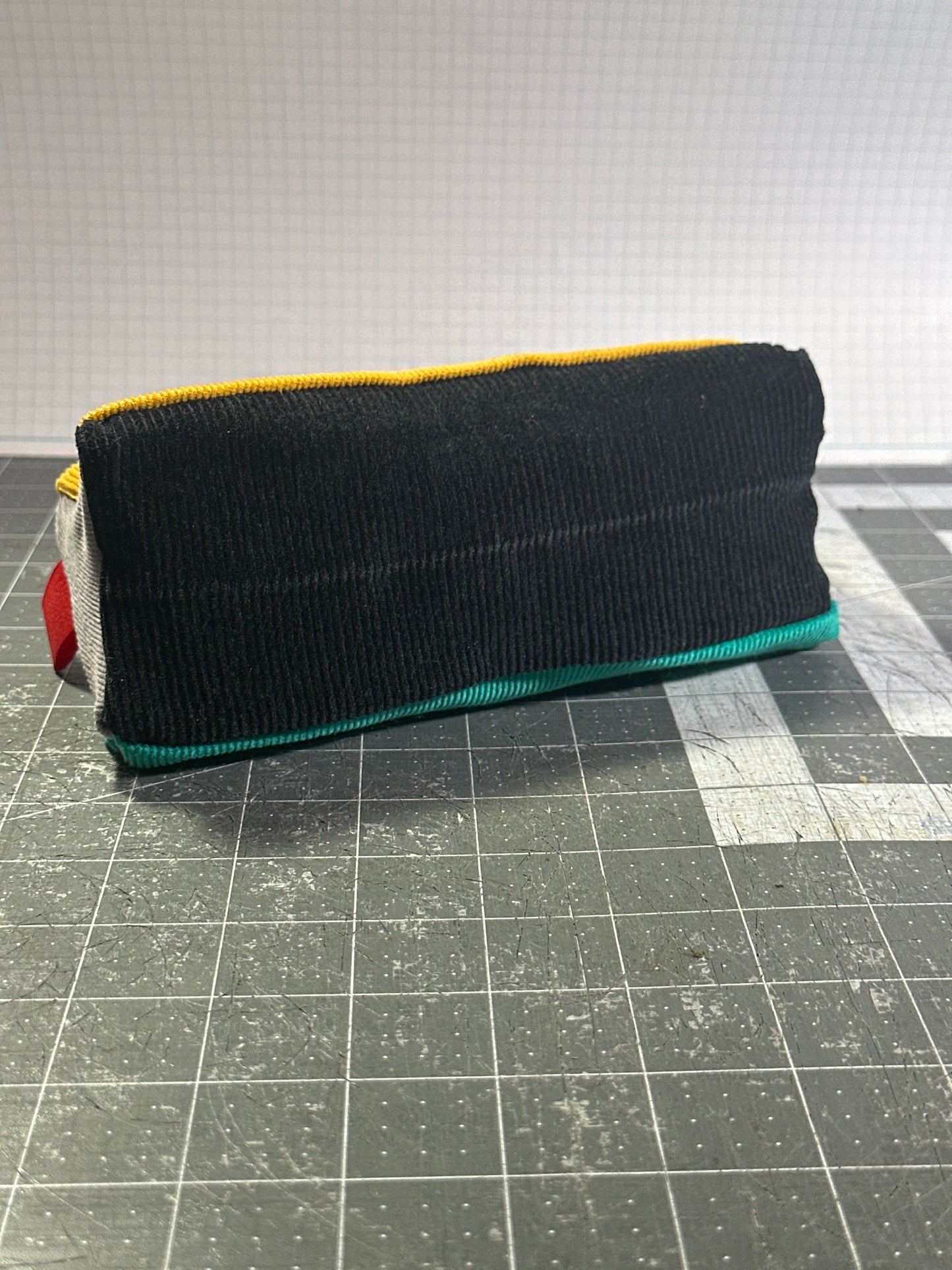 Worn-Wear Upcycled Triangle Pencil Case 0010 (medium)