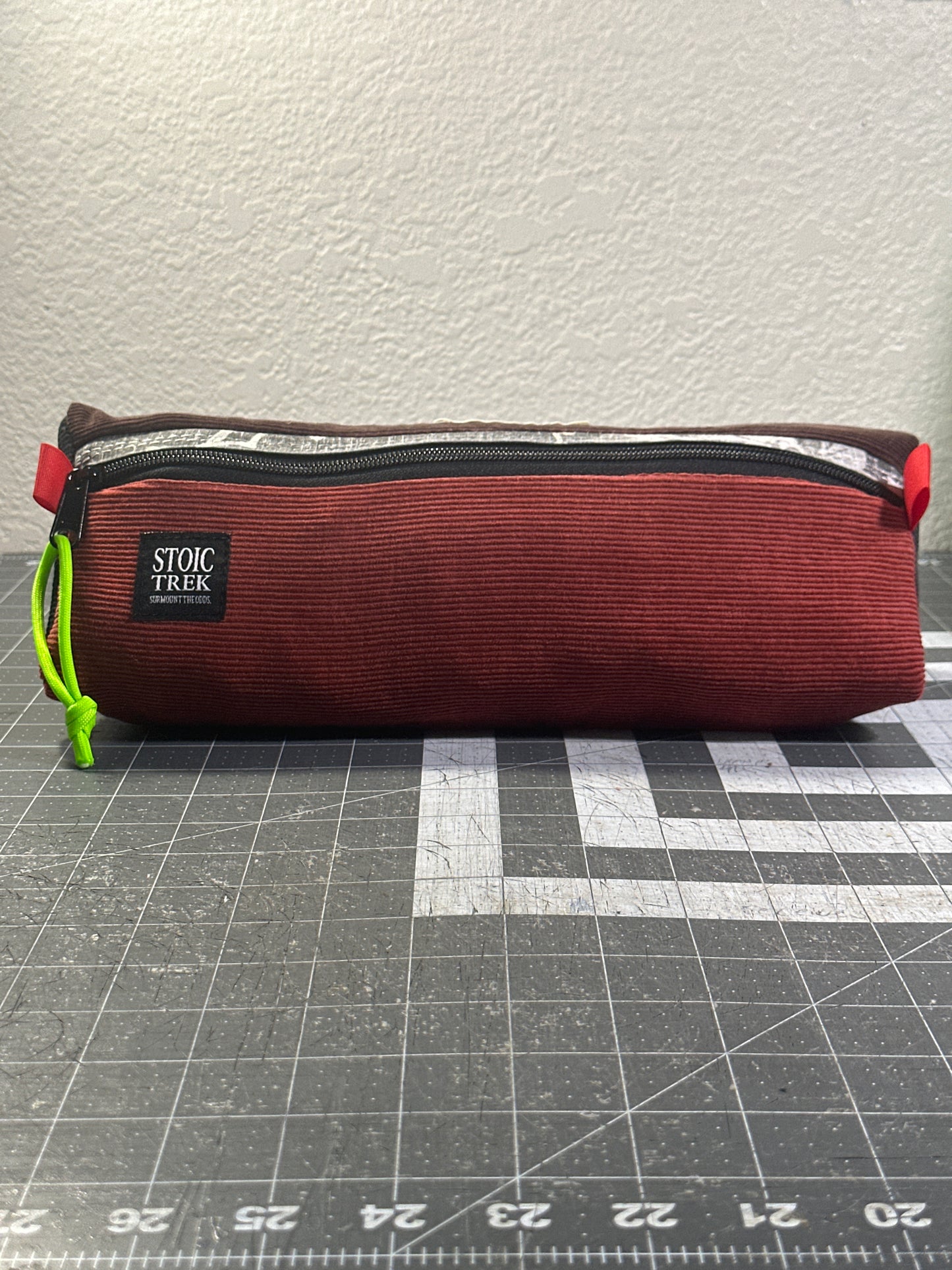Worn-Wear Upcycled Triangle Pencil Case 0005(Extra Large)
