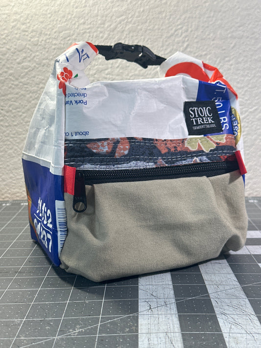 Rice Bag Worn Wear Upcycled Bouldering Pail 0019