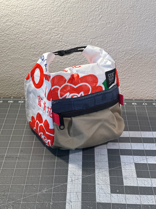 Rice Bag Worn Wear Upcycled Bouldering Pail 0025