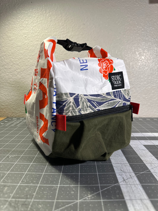 Rice Bag Worn Wear Upcycled Bouldering Pail 0013