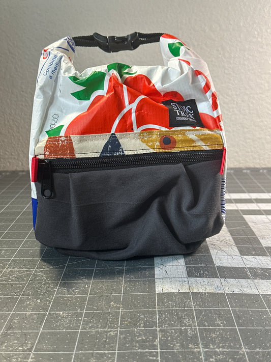 Rice Bag Worn Wear Upcycled Bouldering Pail 0005