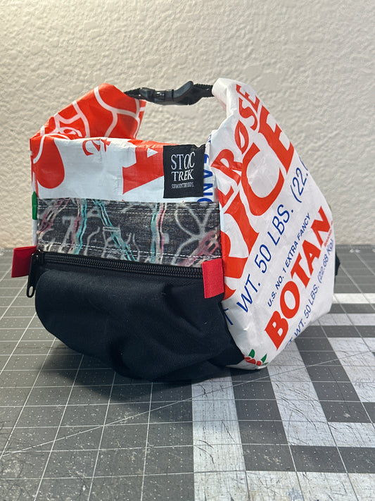 Rice Bag Worn Wear Upcycled Bouldering Pail 0018