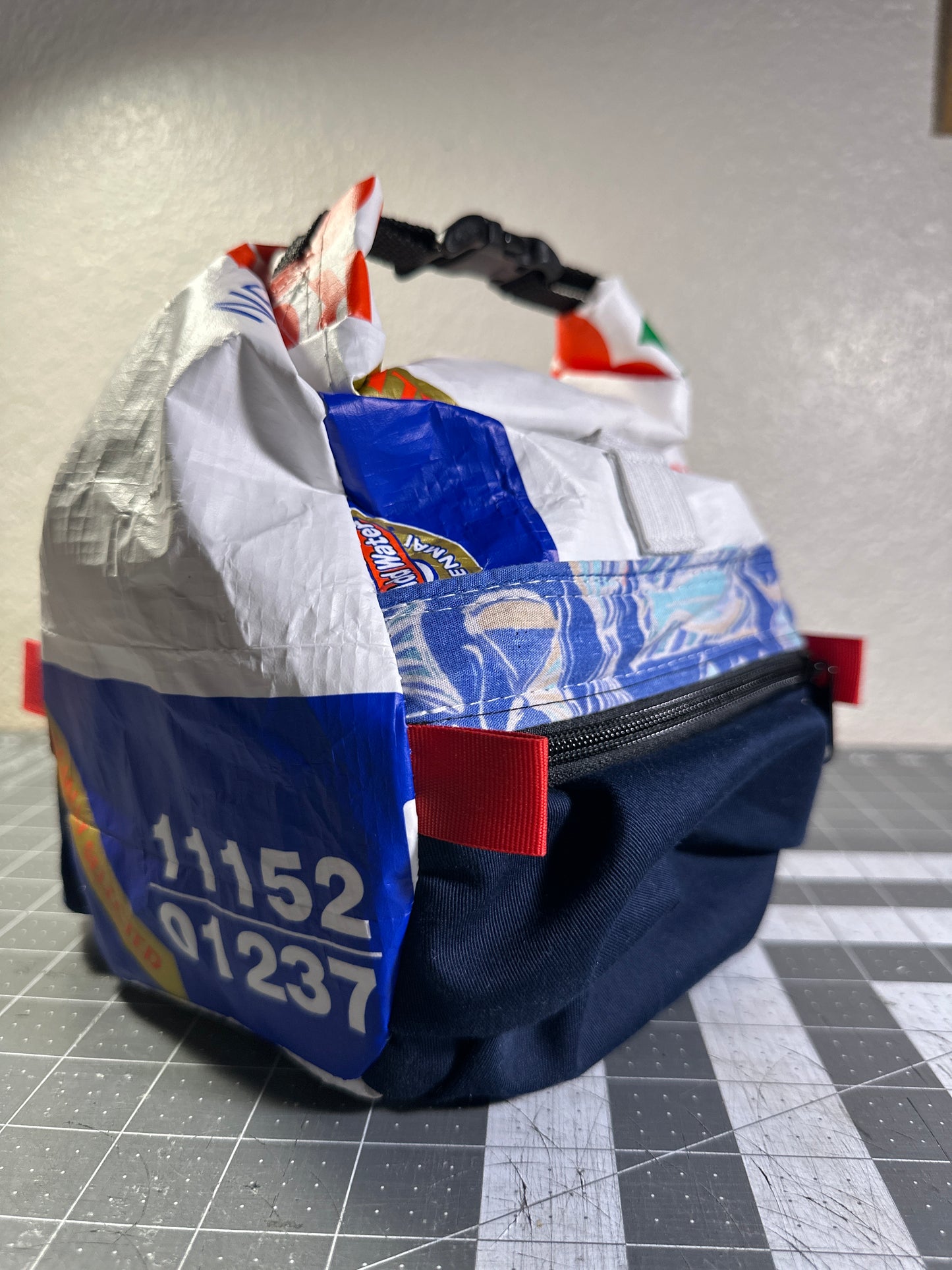Rice Bag Worn Wear Upcycled Bouldering Pail 0014