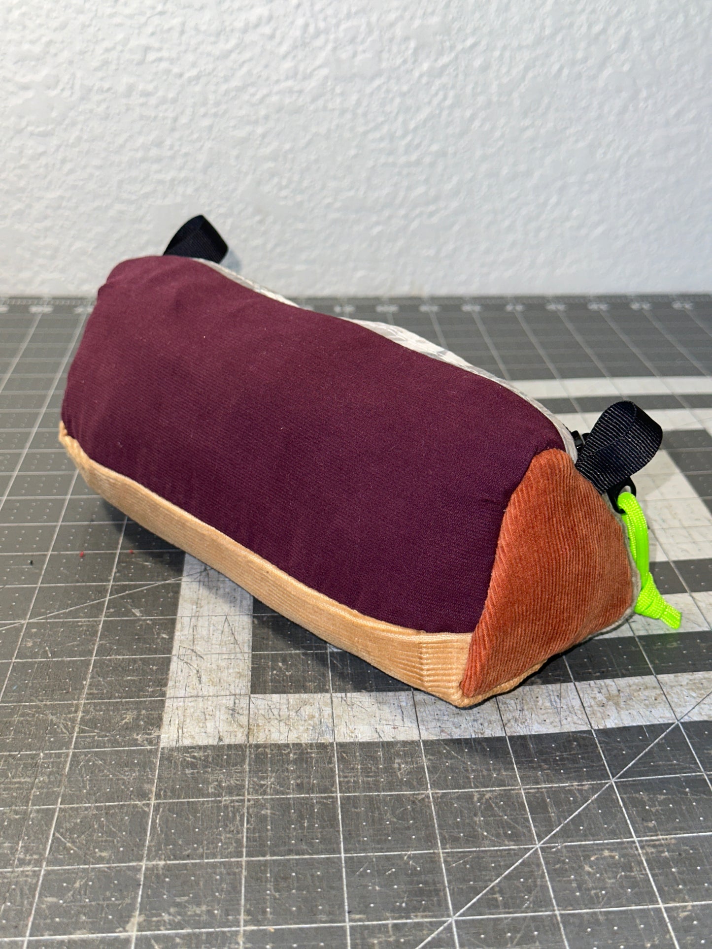 Worn-Wear Upcycled Triangle Pencil Case 0015 (large)