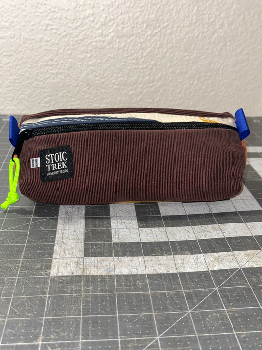 Worn-Wear Upcycled Triangle Pencil Case 0023 (large)