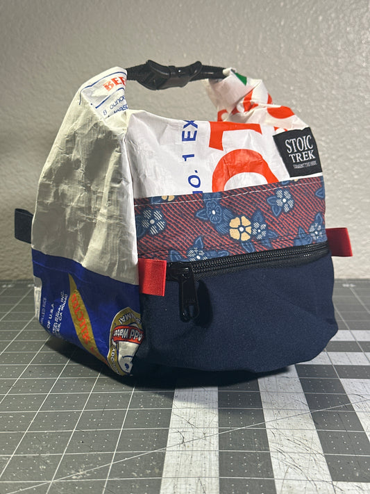 Rice Bag Worn Wear Upcycled Bouldering Pail 0009