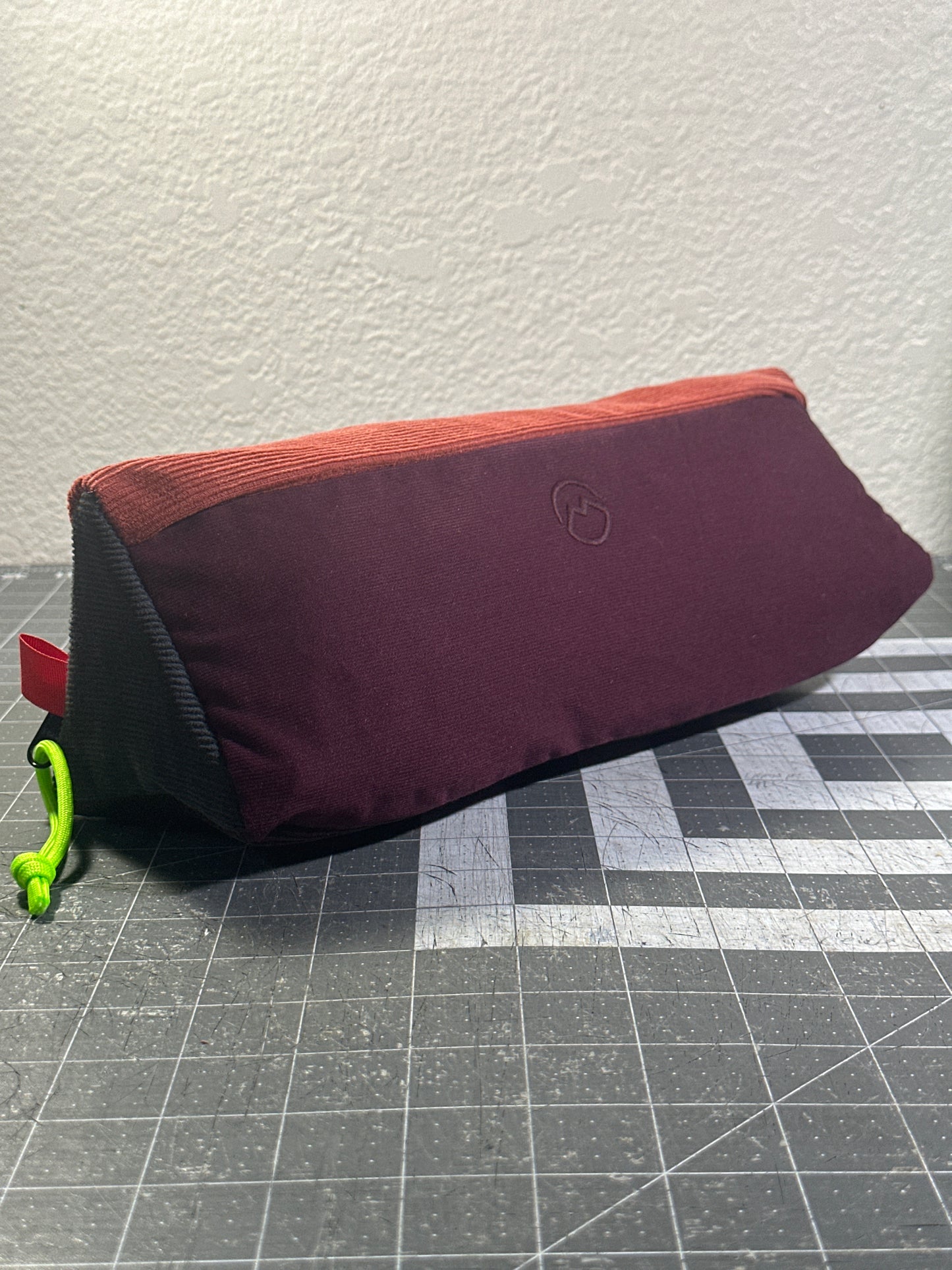 Worn-Wear Upcycled Triangle Pencil Case 0005(Extra Large)