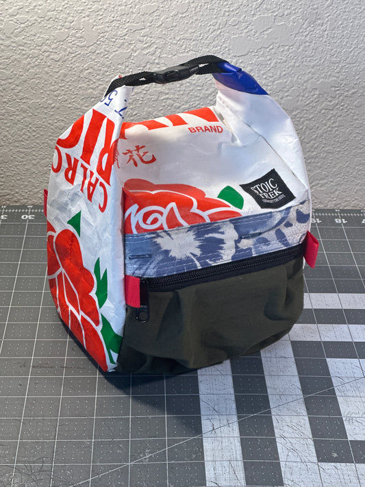 Rice Bag Worn Wear Upcycled Bouldering Pail 0026