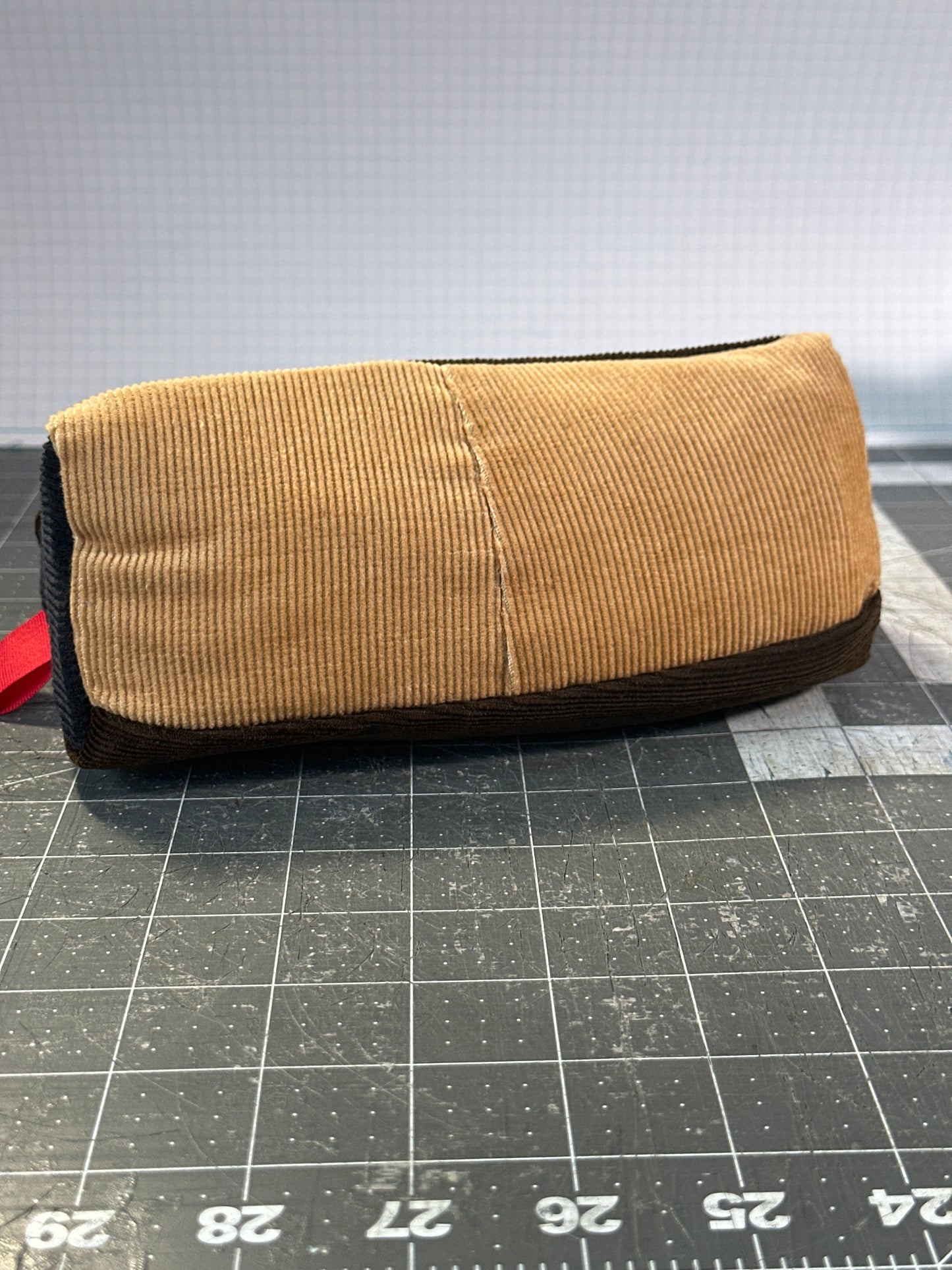 Worn-Wear Upcycled Triangle Pencil Case 0013 (medium)